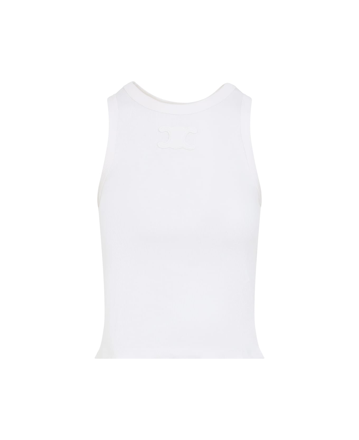Celine Triomphe Tank Top - Ow Off White