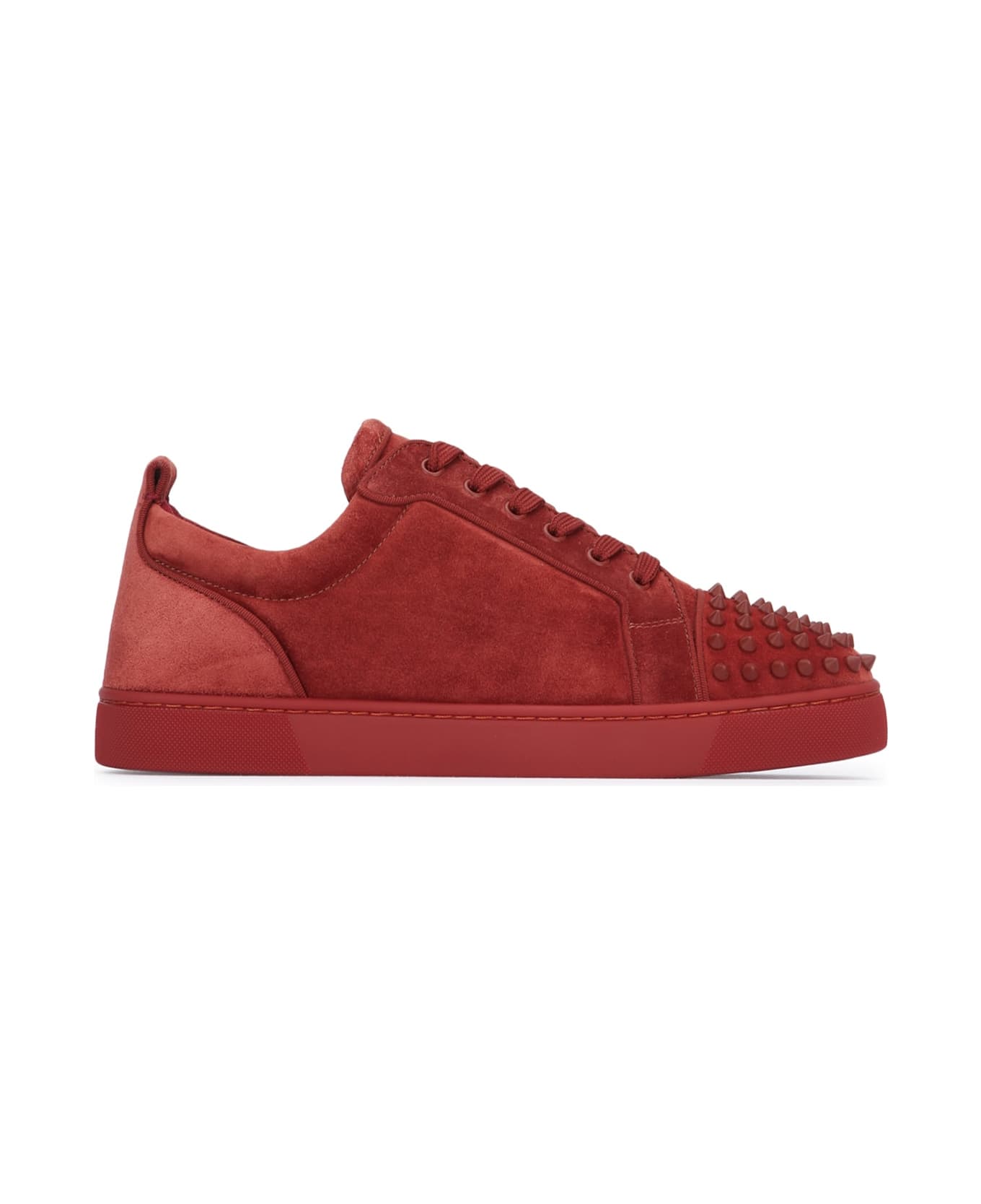 Christian Louboutin Louis Junior Spikes Orlato Sneakers - Brownie/brownie Mat