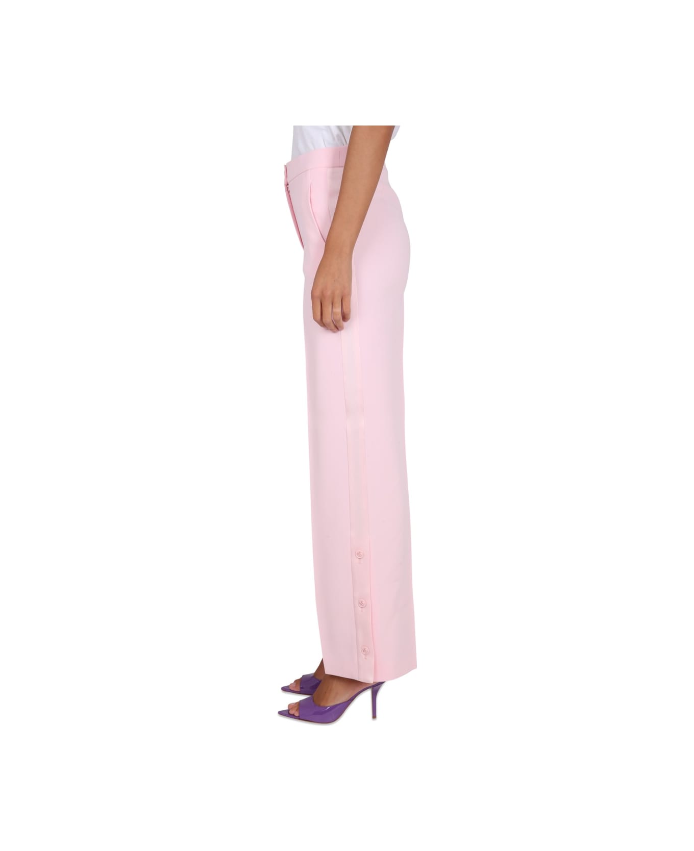 Boutique Moschino Pants With Buttons - PINK