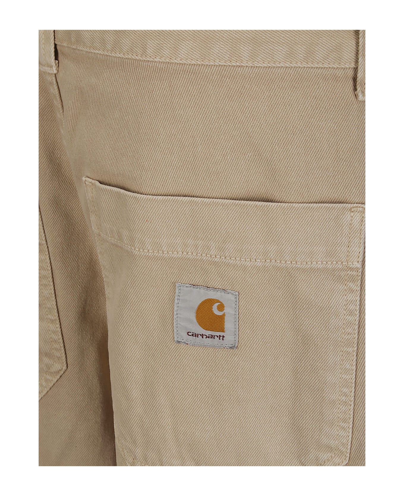 Carhartt Logo Patch Wide Leg Jeans - STONE DYED TONIC