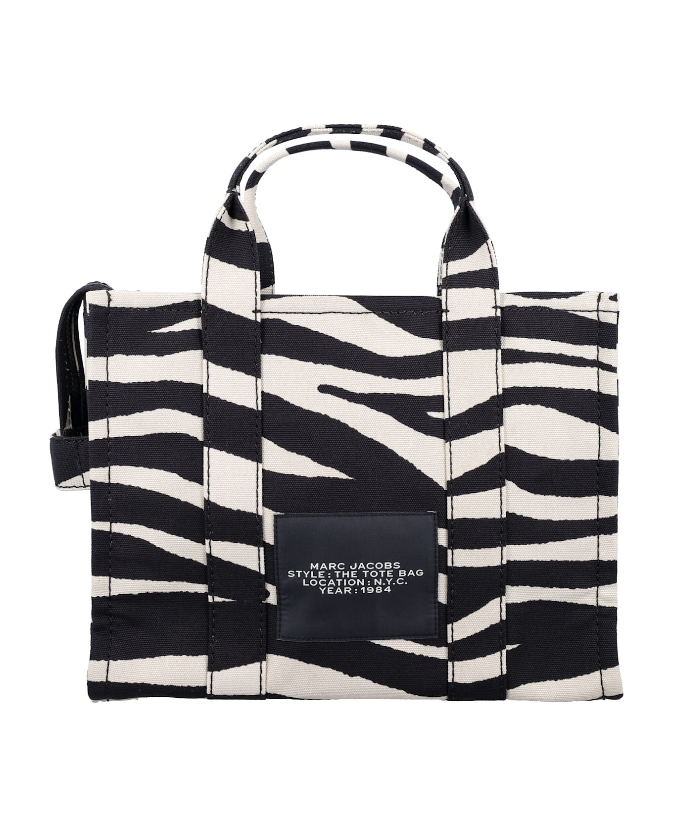 Marc Jacobs The Zebra Canvas Medium Tote Bag - ZEBRA