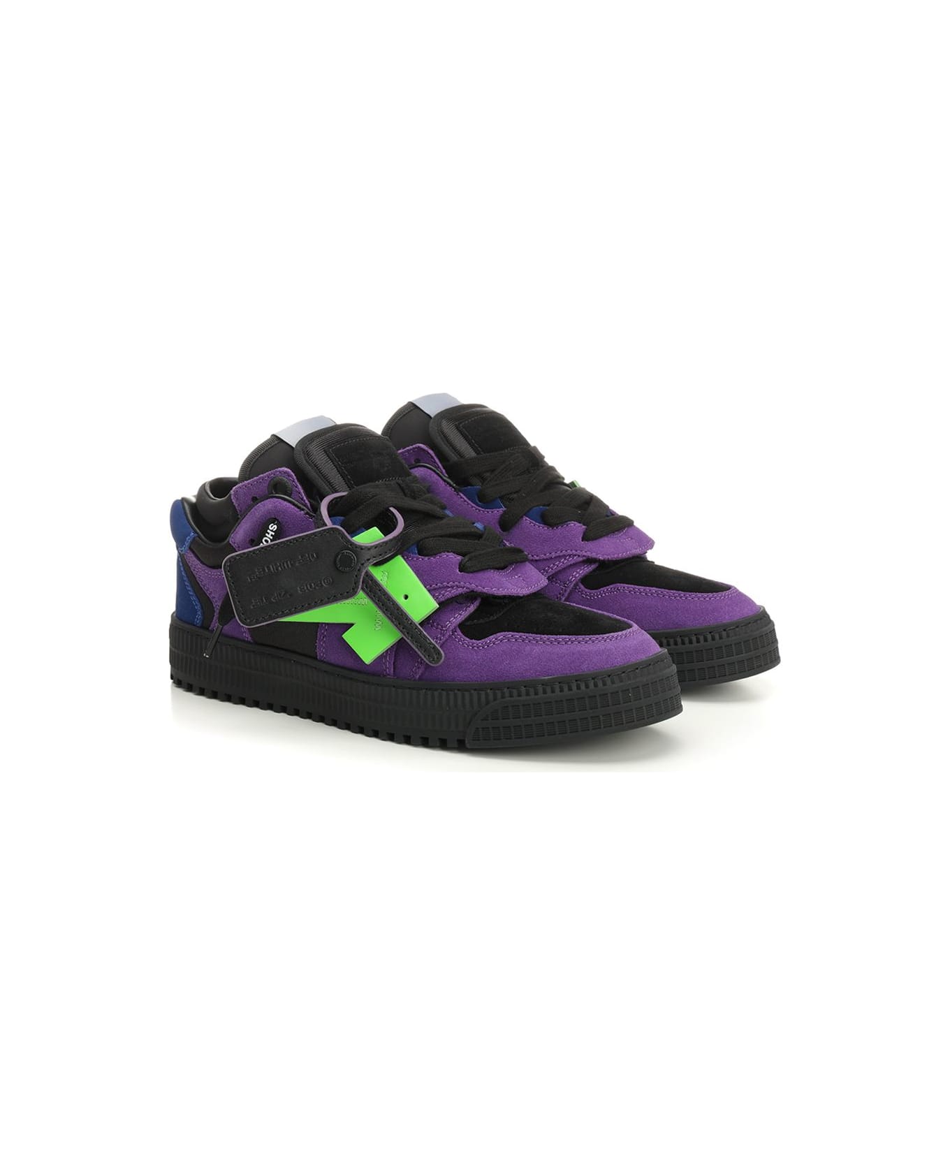 Off-White Floating Arrow Dark Blue - Lime - Multicolor