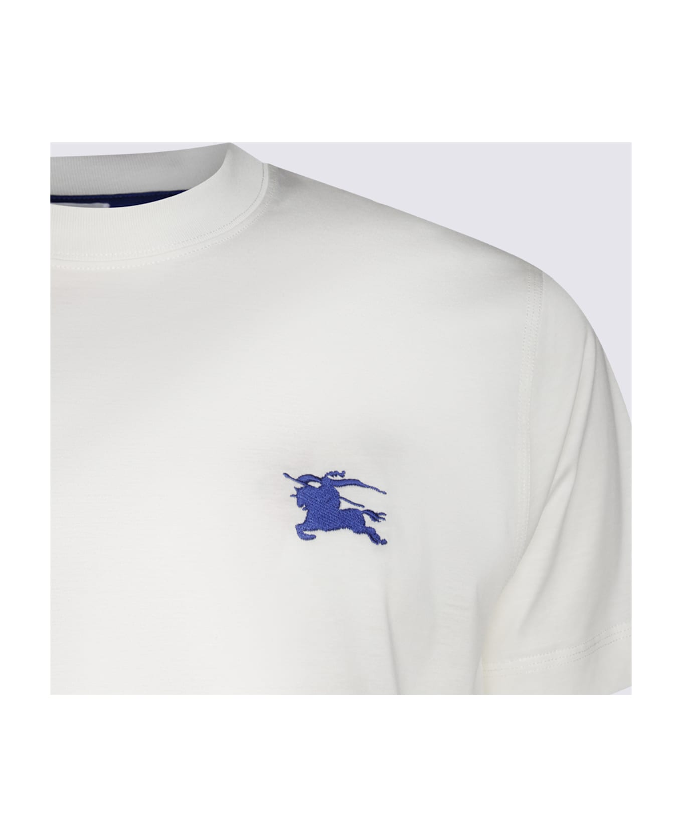Burberry White Cotton T-shirt - White