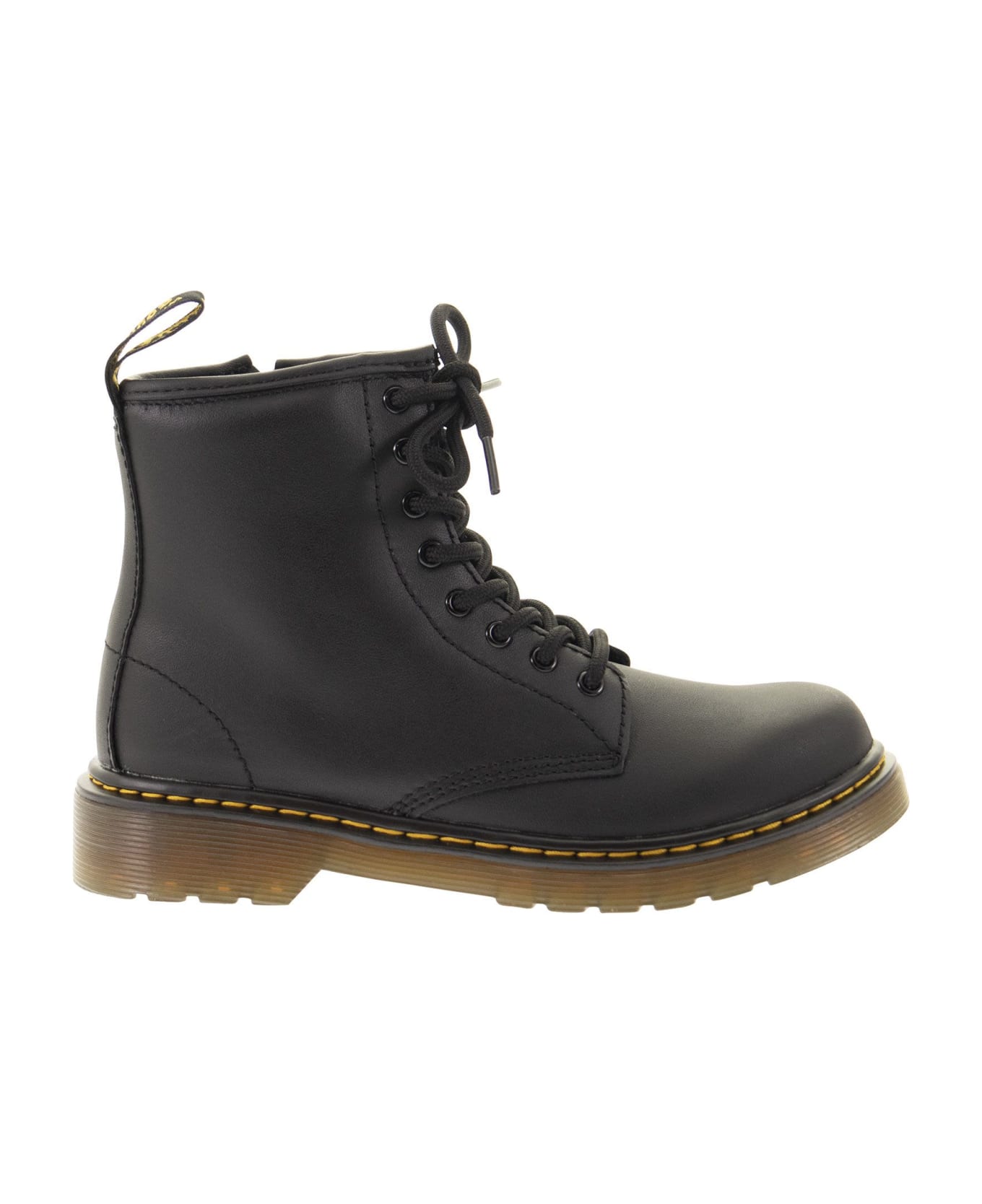 Dr. Martens 8-eye Leather Ankle Boot 1460 - Black シューズ