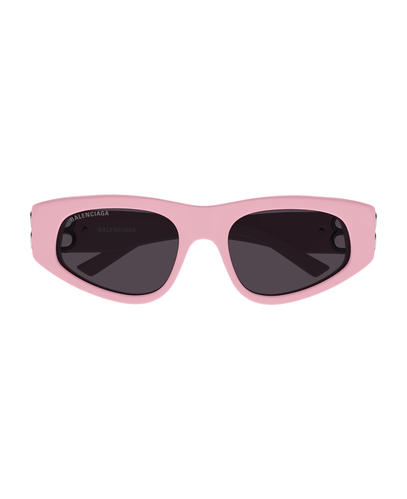 Balenciaga Eyewear BB0095S Sunglasses - Pink Silver Grey