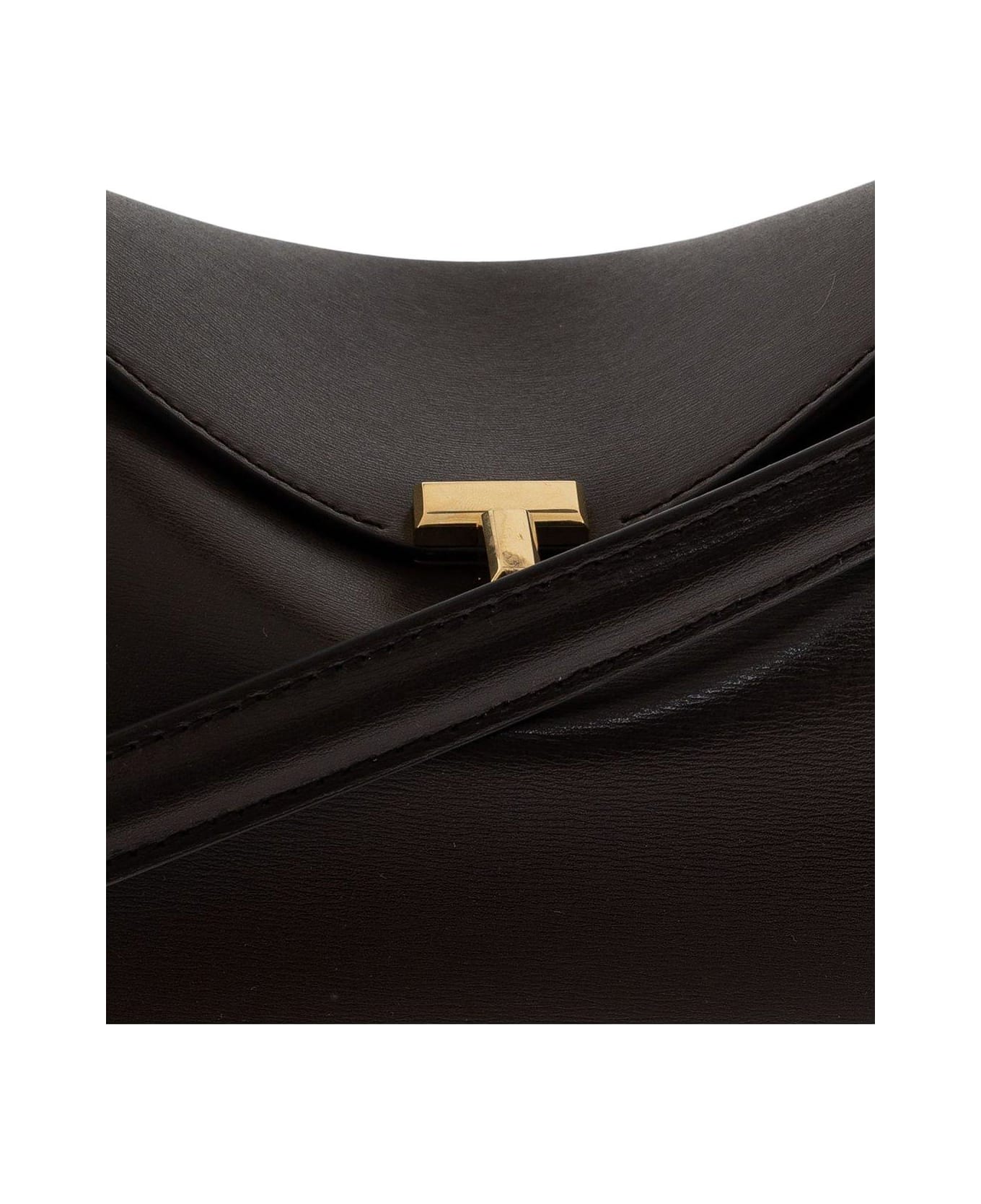 Totême T-lock Shoulder Bag - BARK