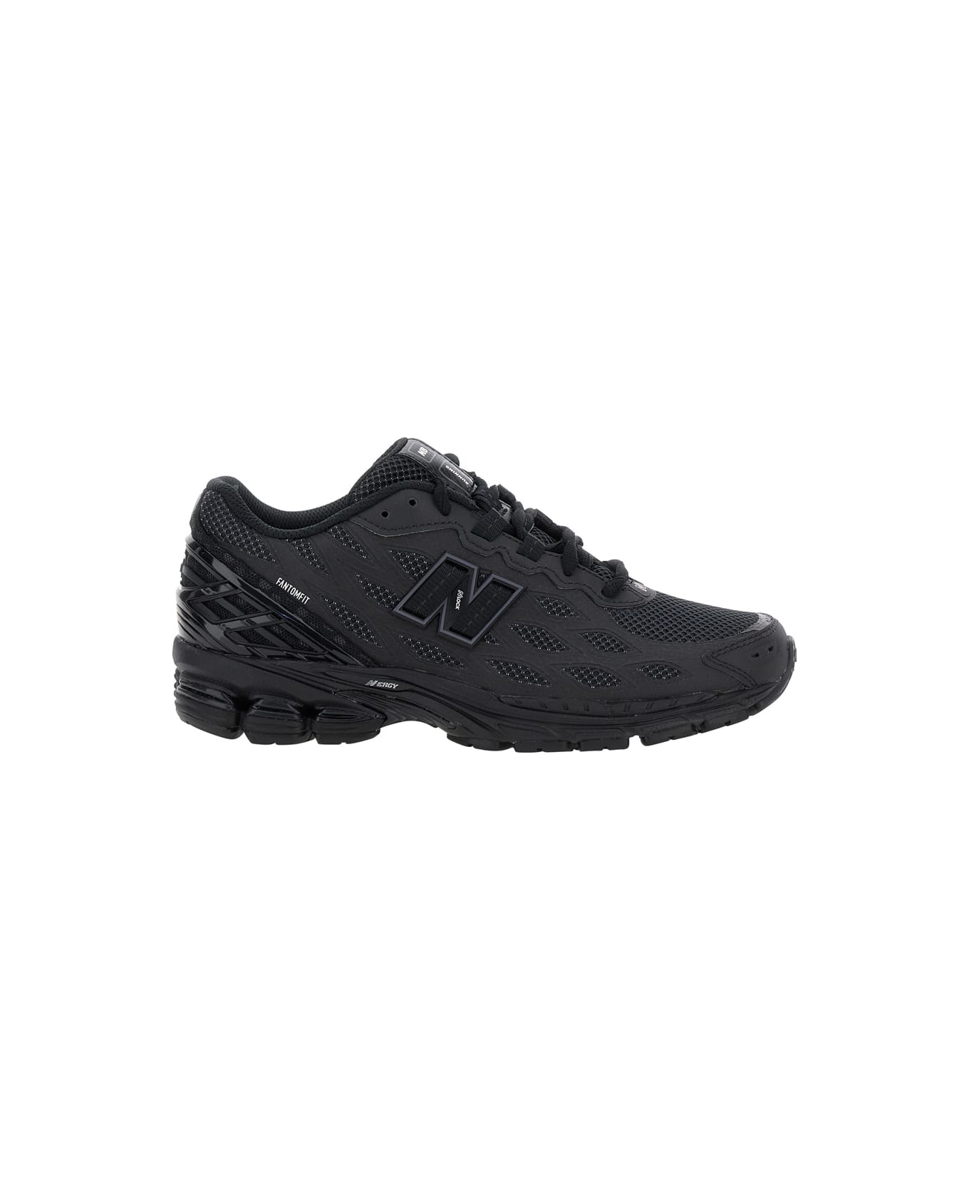 New Balance '1906' Black Sneaker With Mesh Design And Side Logo In Tech Fabric Unisex - Black