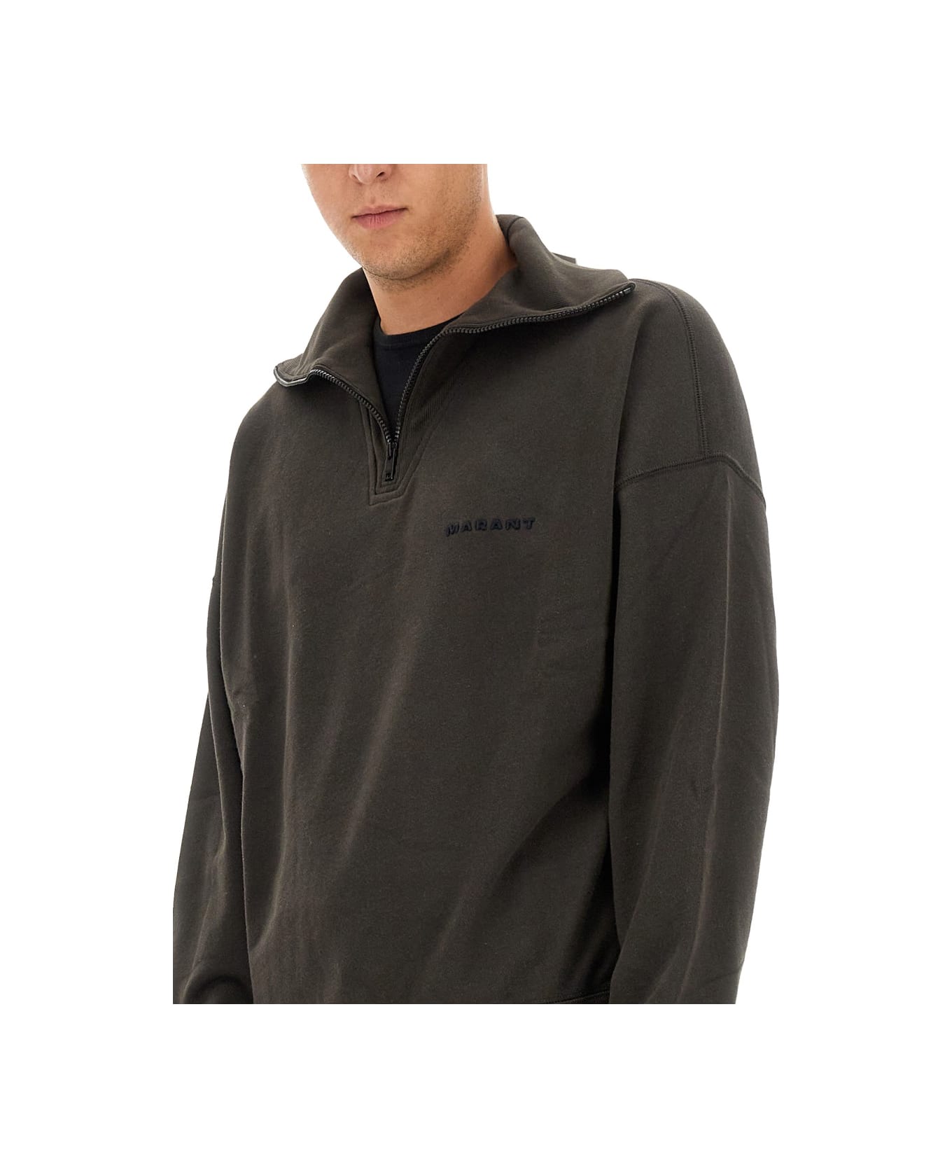 Isabel Marant 'weloyan' Sweatshirt - BLACK