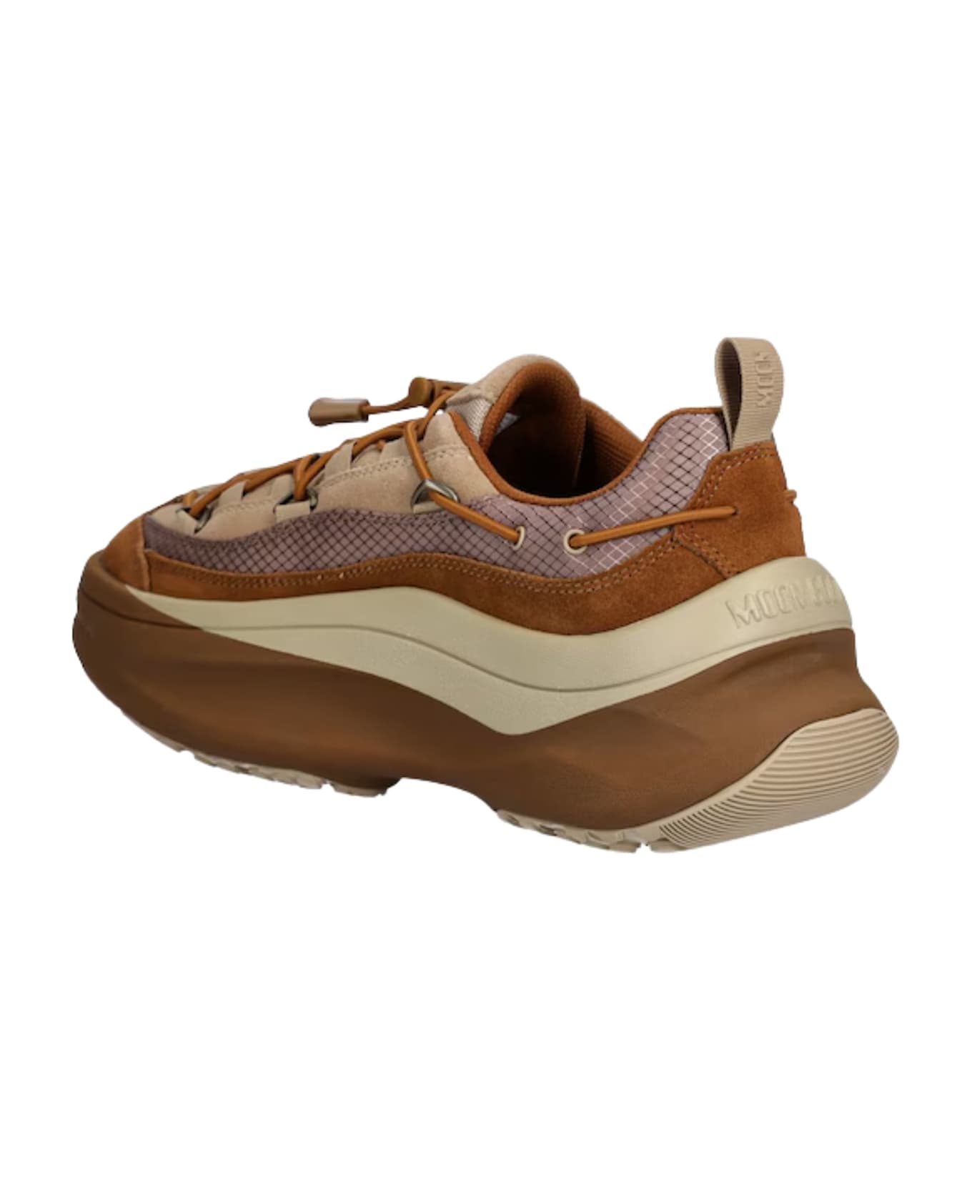 Moon Boot Sneakers Con Logo - Brown