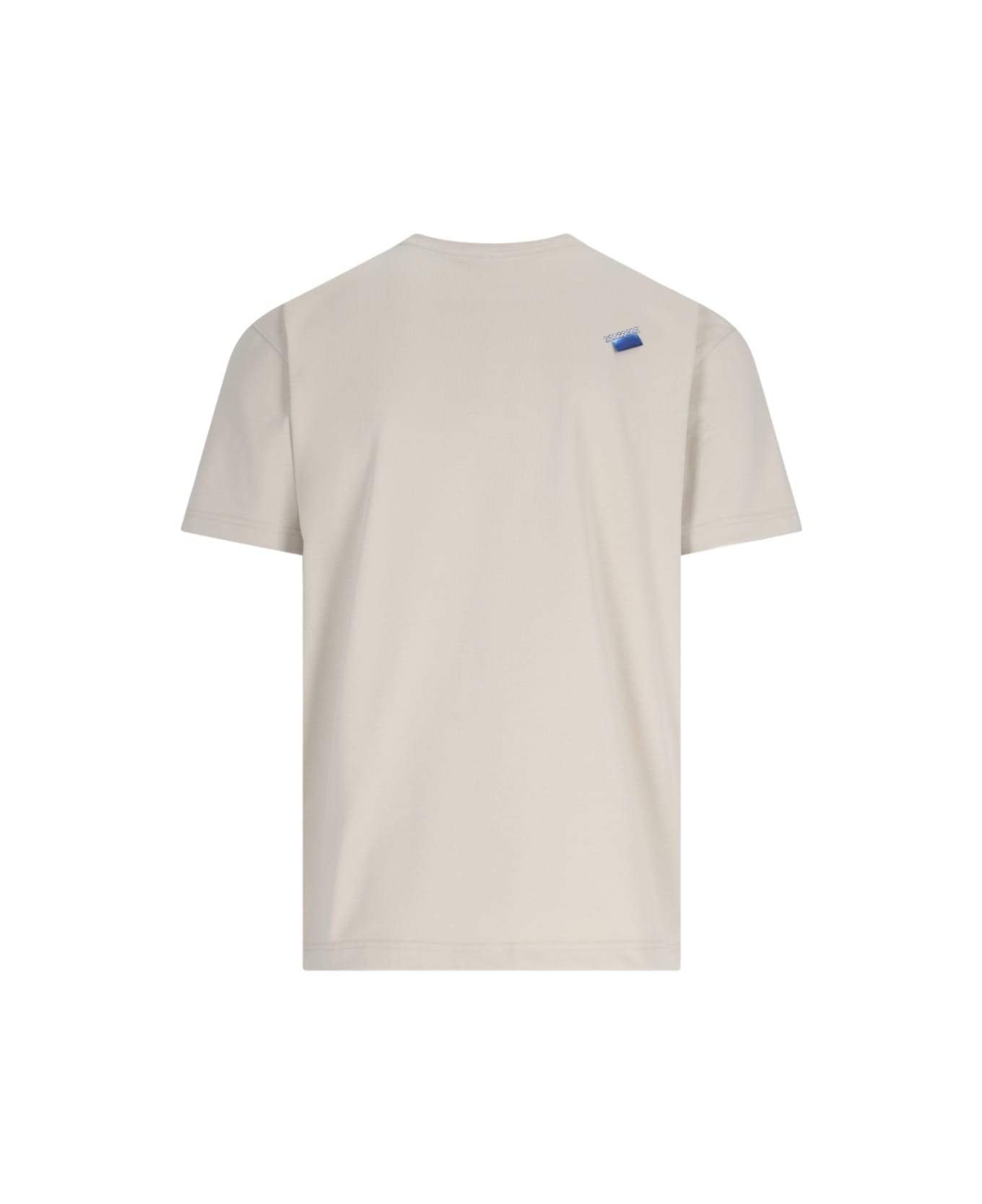Ader Error Label Detail T-shirt - Crema