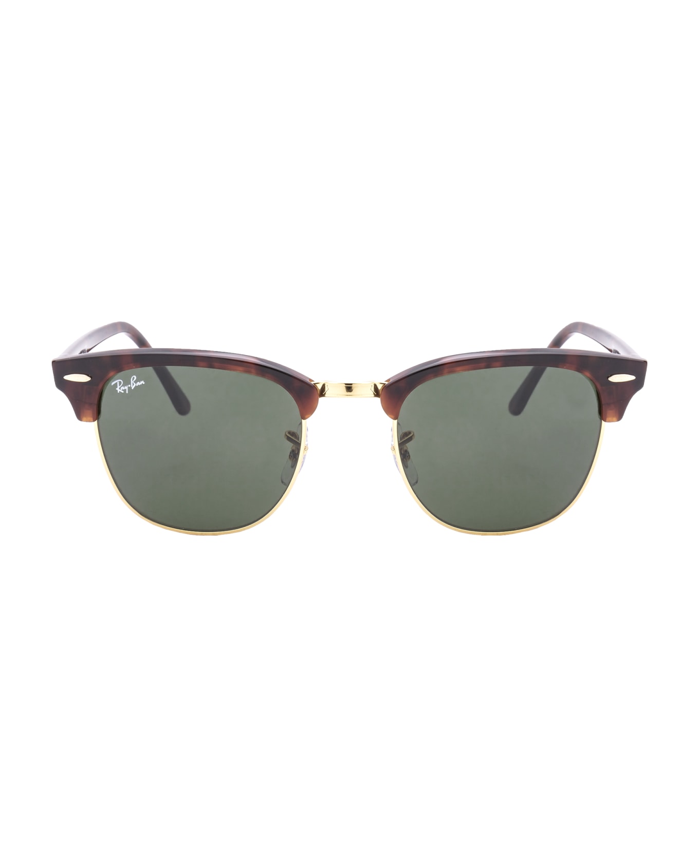 Ray-Ban Clubmaster Sunglasses - W0366 Tortoise On Gold