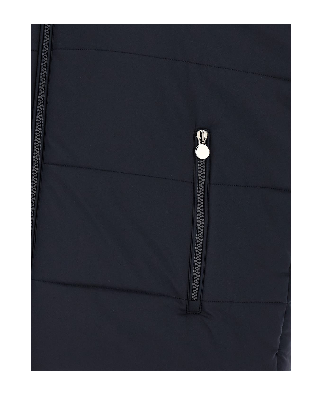 Kiton Padded Vest - Blue