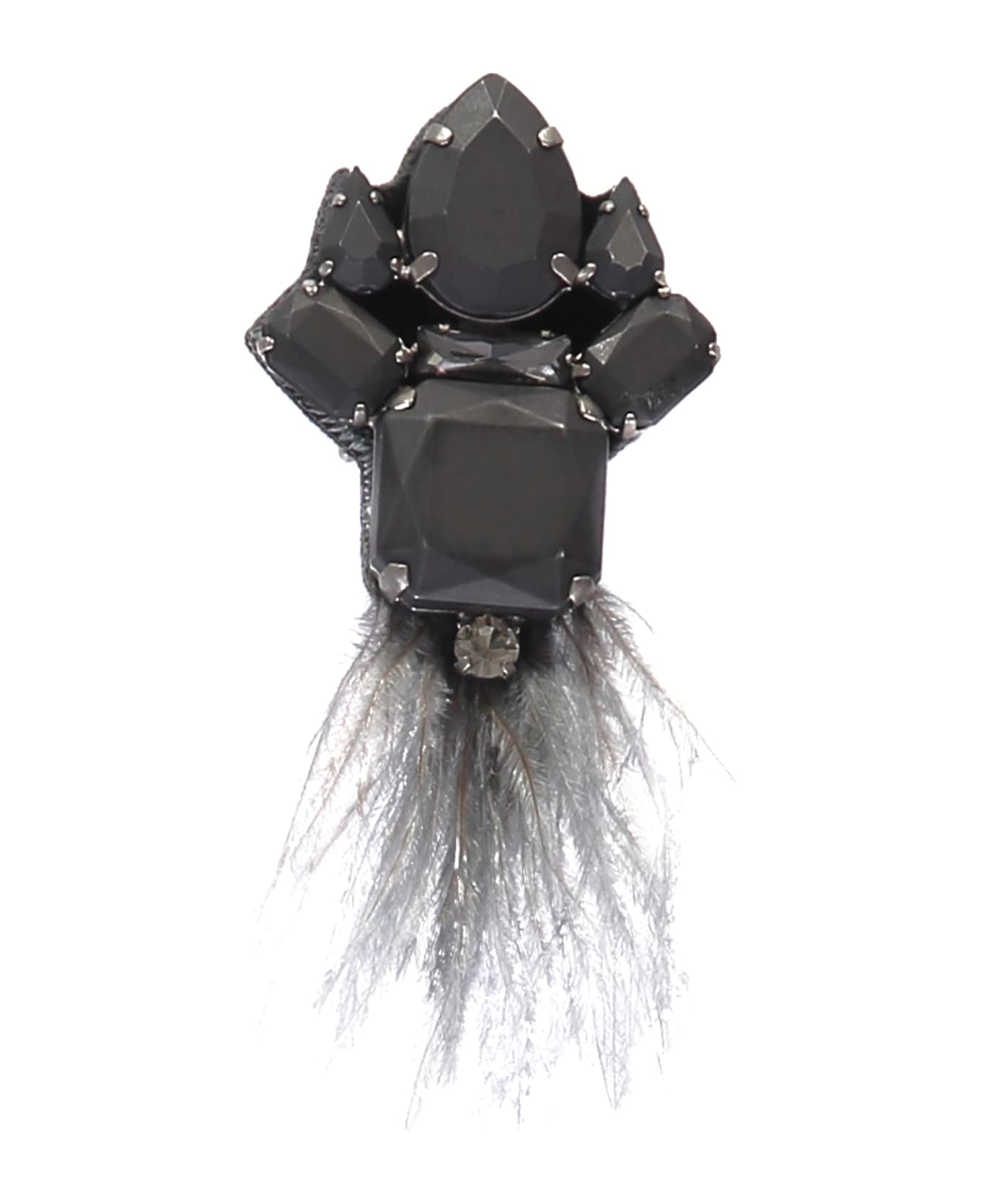 Lorena Antoniazzi Decorative Brooch - grey