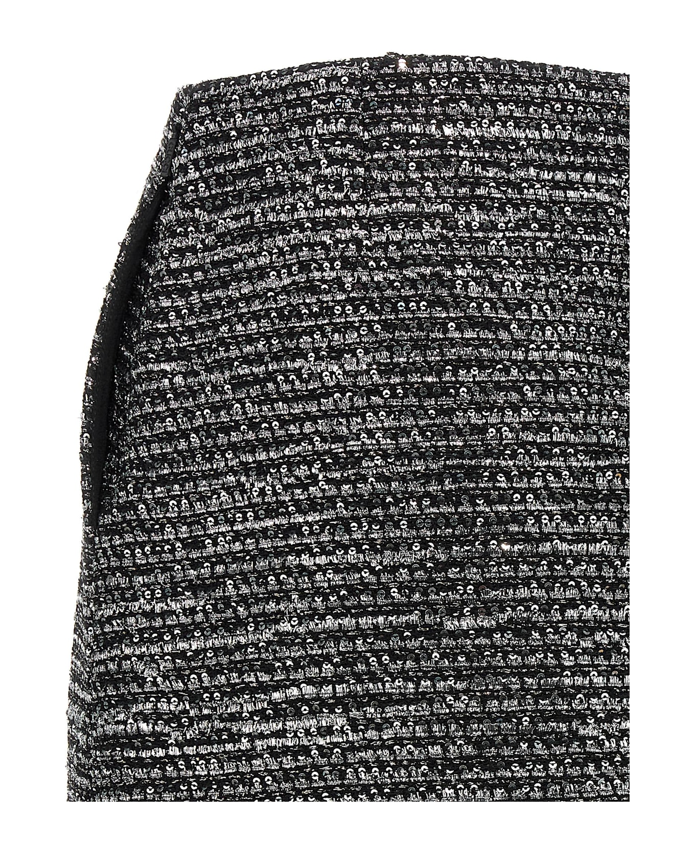 Gucci Lamé Tweed Skirt - Black  