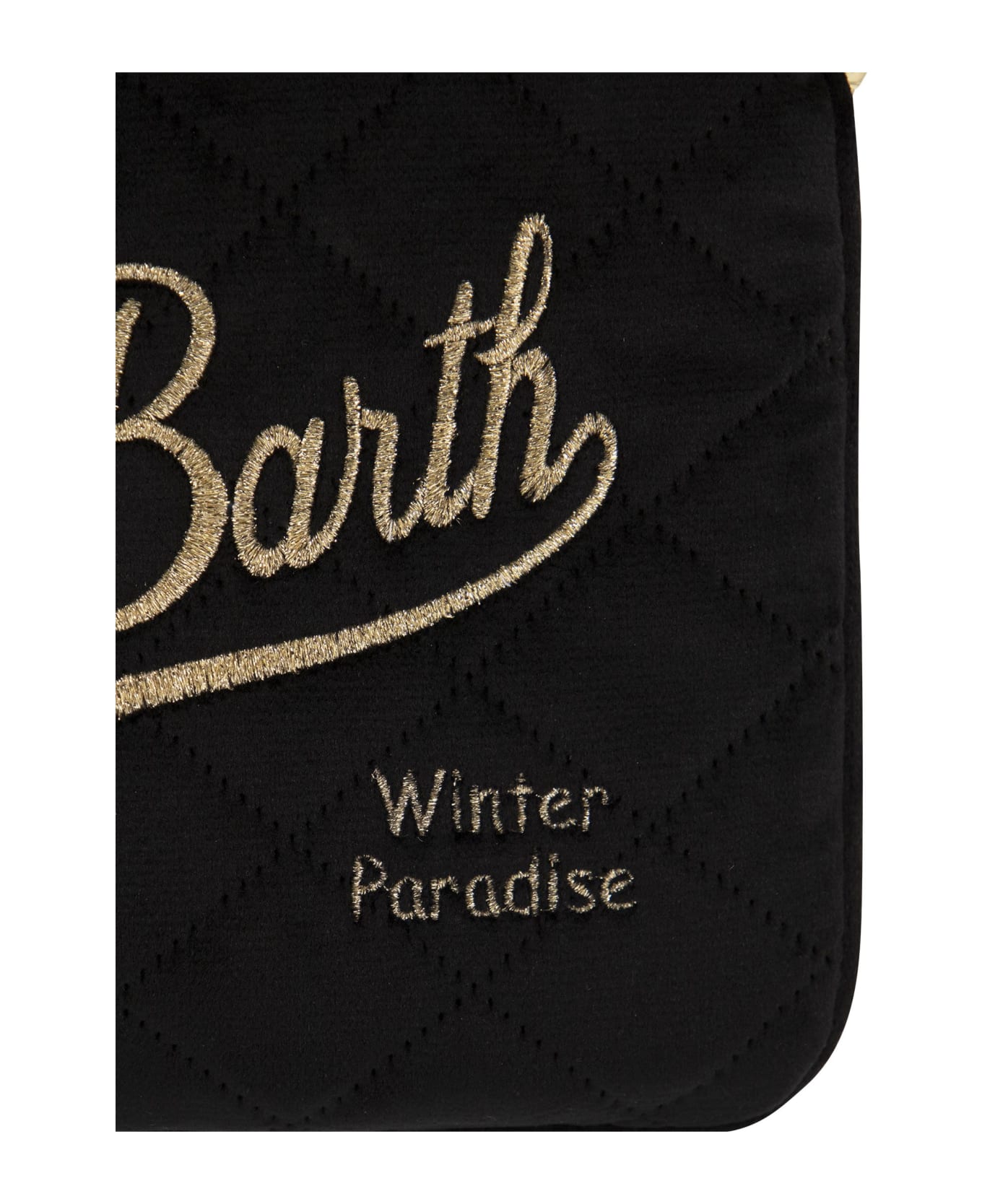 MC2 Saint Barth Pochette Bag With Shoulder Strap - Black