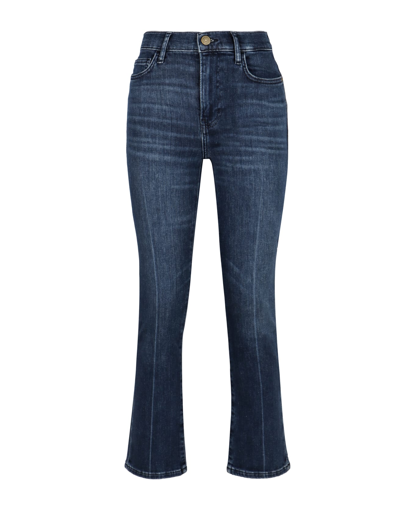 Frame Le High Straight Jeans - Denim