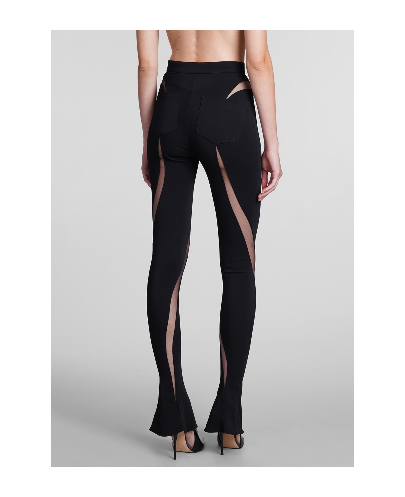 【関税込み】MUGLER 'Illusion' pants Mugler Illusion Pants | italist