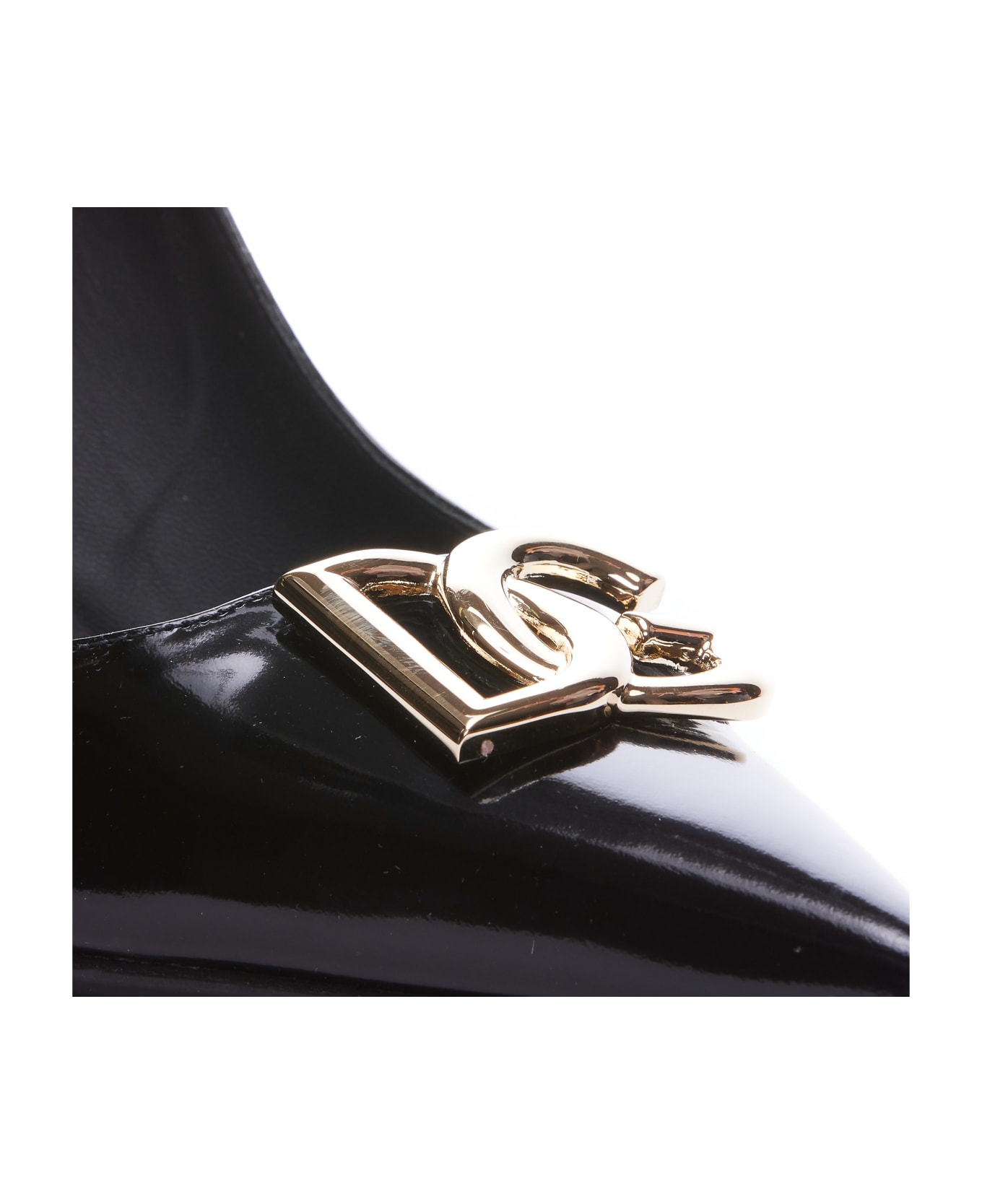 Dolce & Gabbana Leather Decollete - Nero