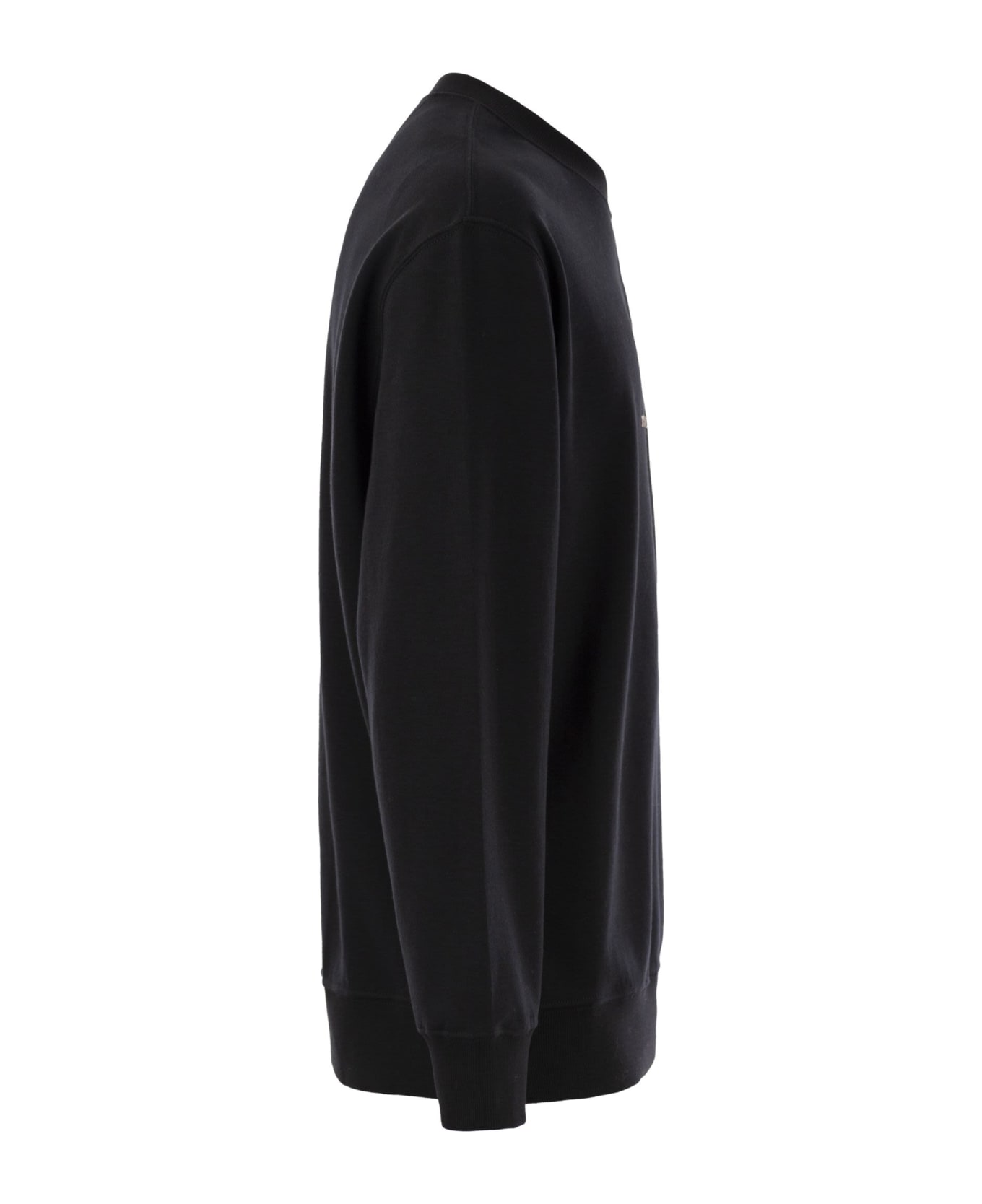 Brunello Cucinelli Cotton Fleece Topwear - Black