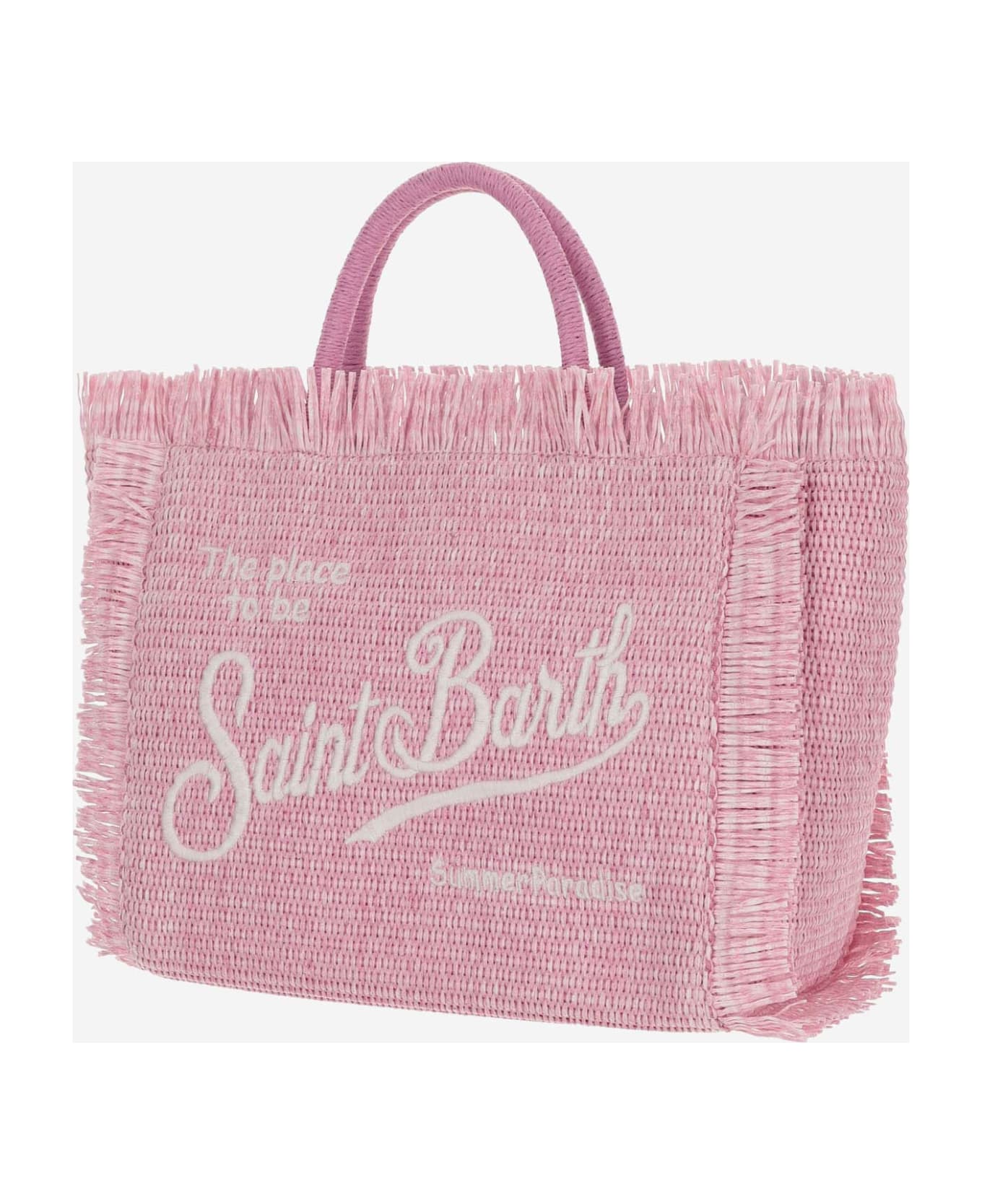 MC2 Saint Barth Colette Tote Bag With Logo - Pink
