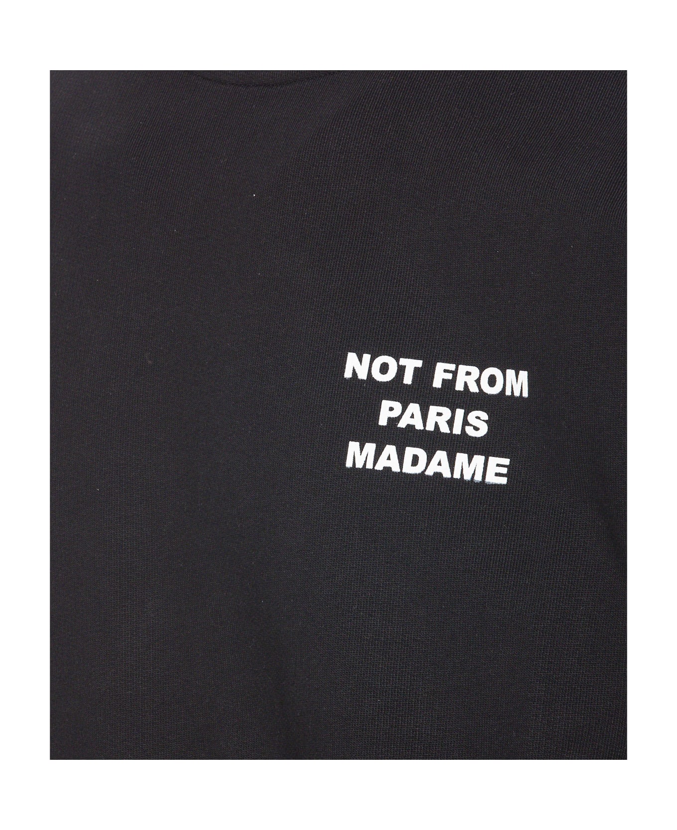 Drôle de Monsieur Le Slogan Sweatshirt - Black