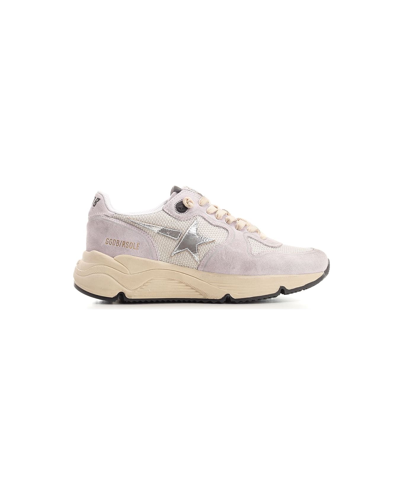 ★Golden ★Running Sole ナイロン＆スエード★ Golden Goose Running Sole Men Running Sole In Beige Nylon