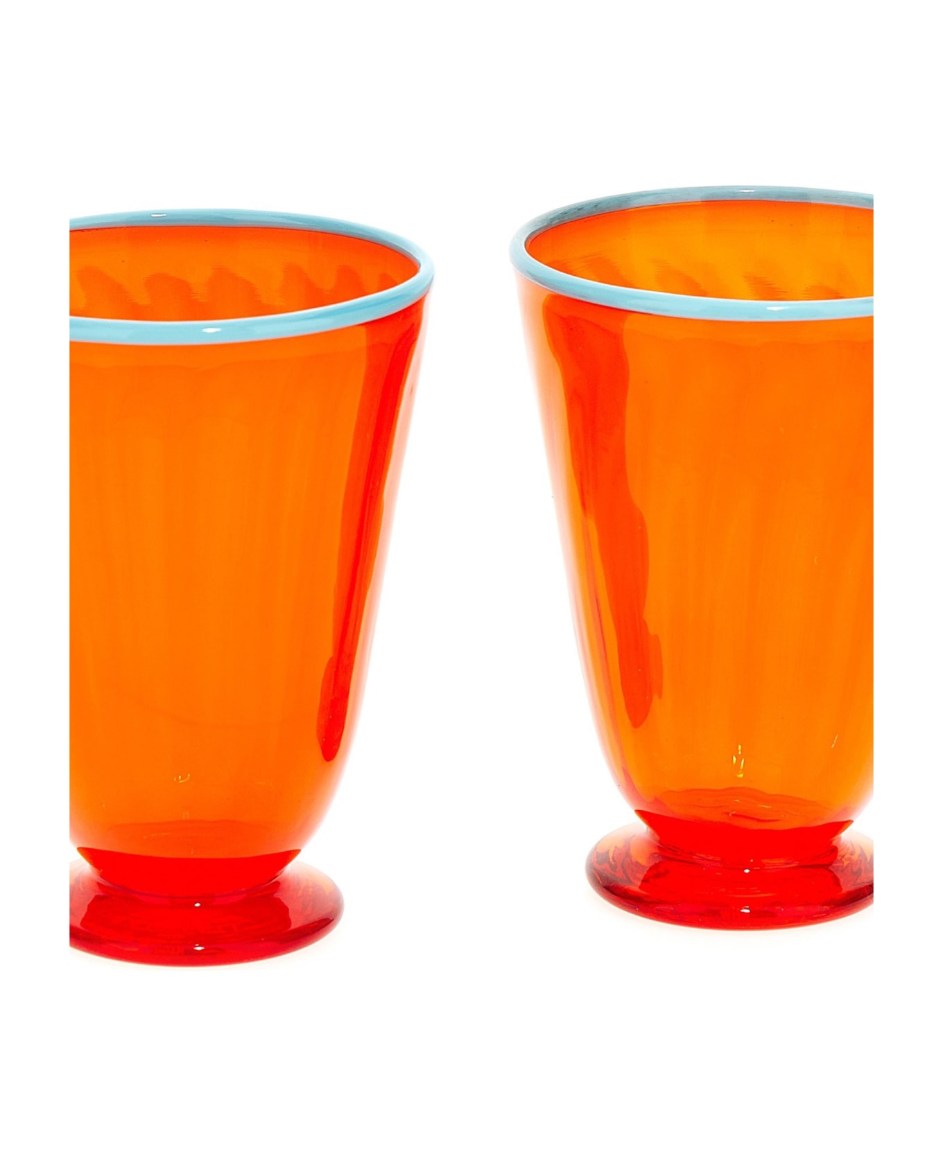 La DoubleJ 'rainbow' 2 Cup Set - Orange