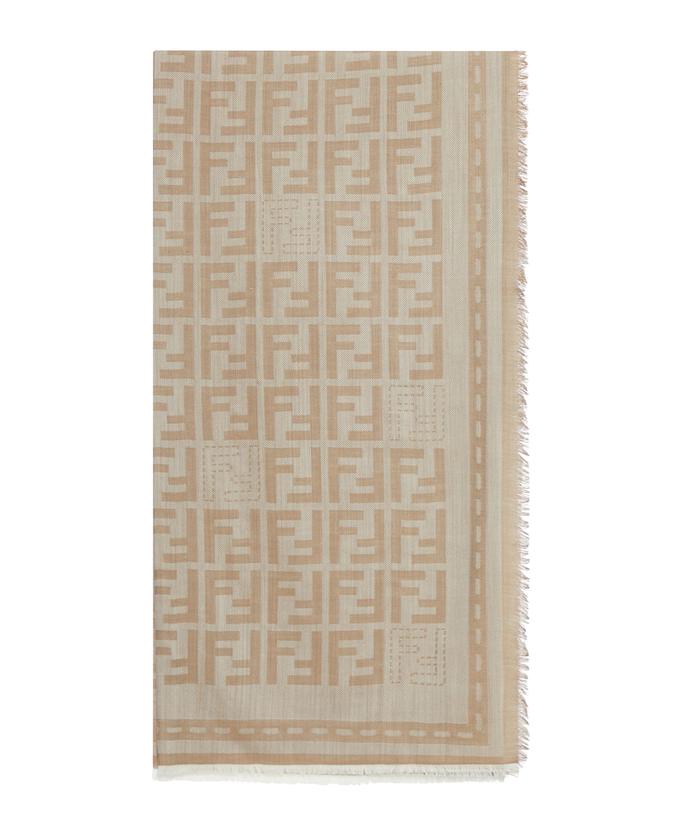 Fendi Wool Shawl - Grey
