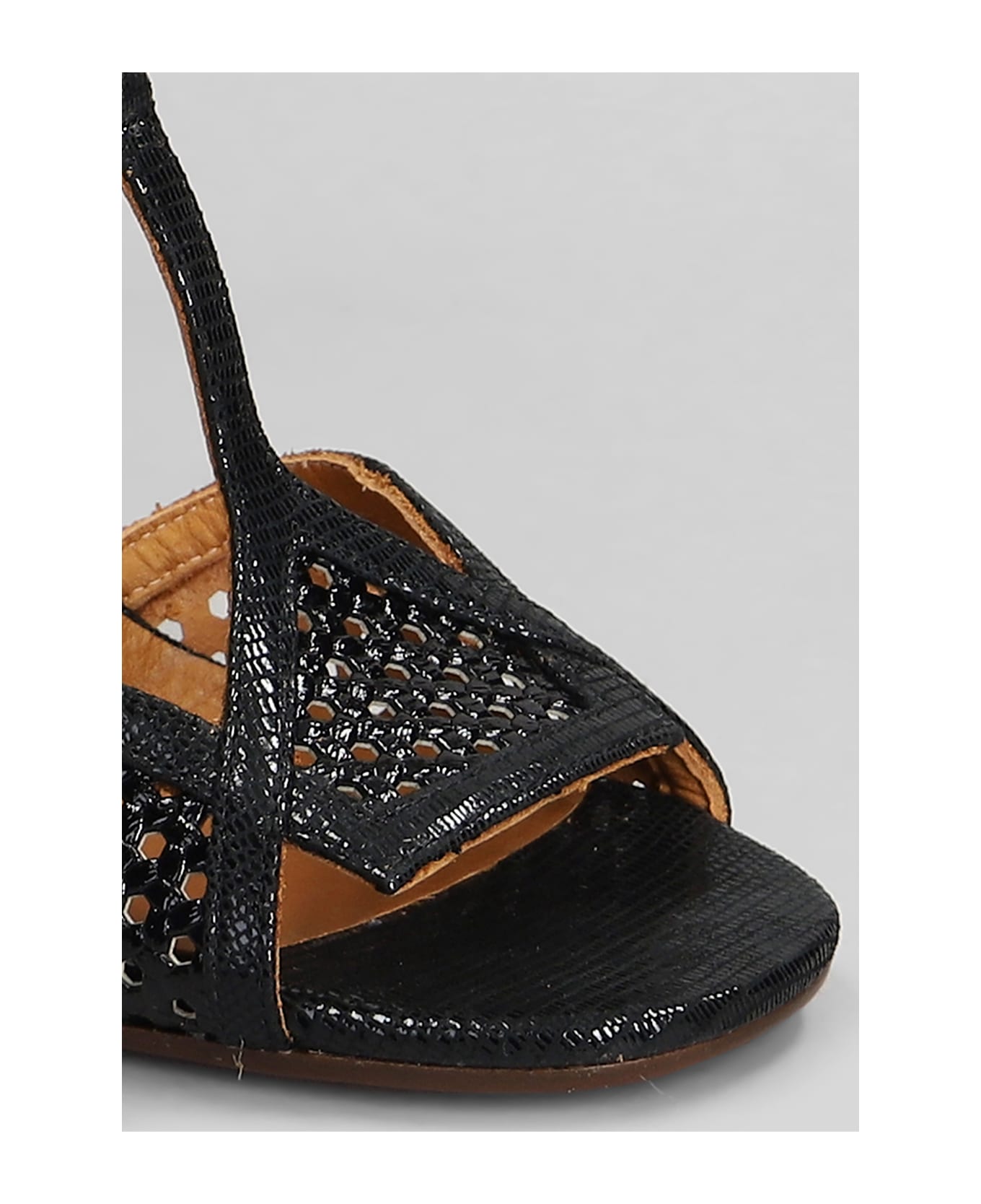 Chie Mihara Bessy 46 Sandals In Black Leather - black