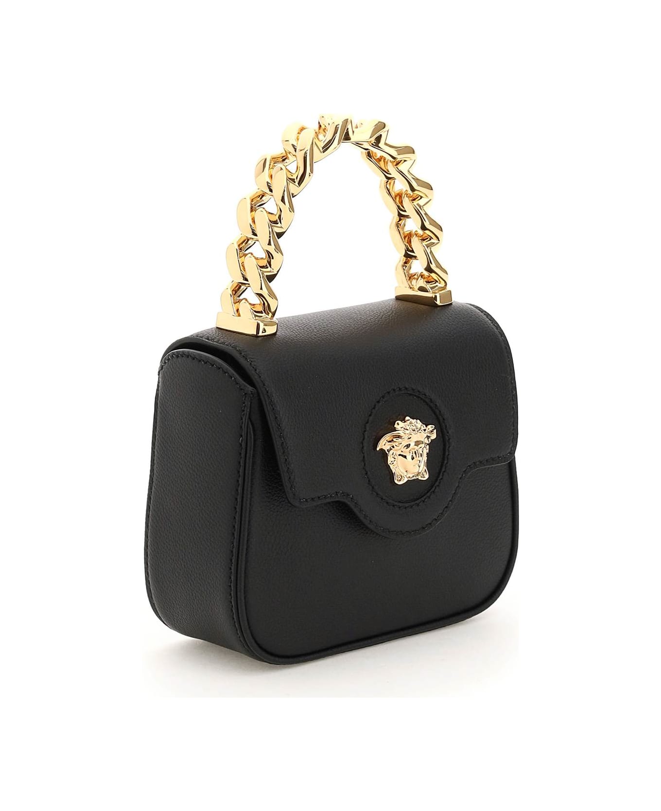 Versace Leather 'la Medusa' Mini Bag - Black トートバッグ