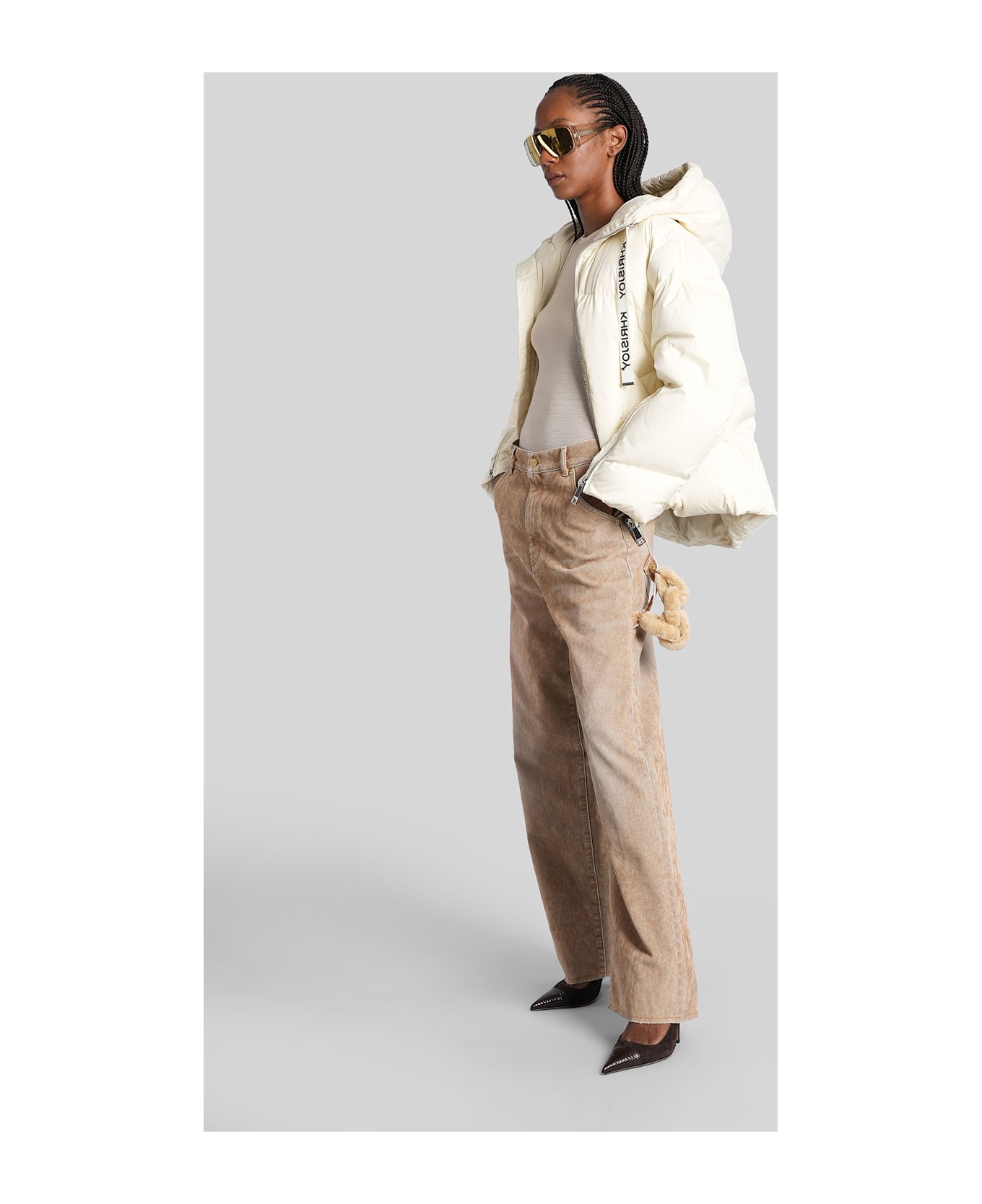 Khrisjoy Puffer In Beige Polyamide - BUTTER