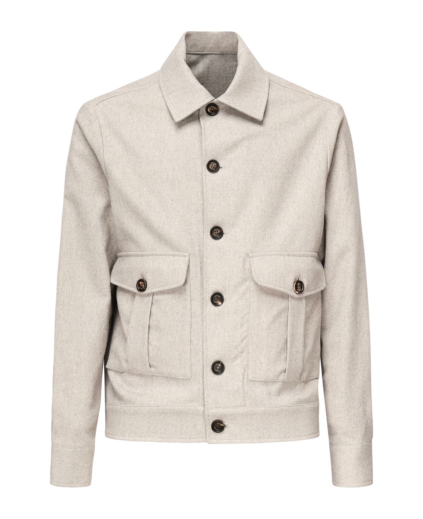 Eleventy Wool Jacket - SAND
