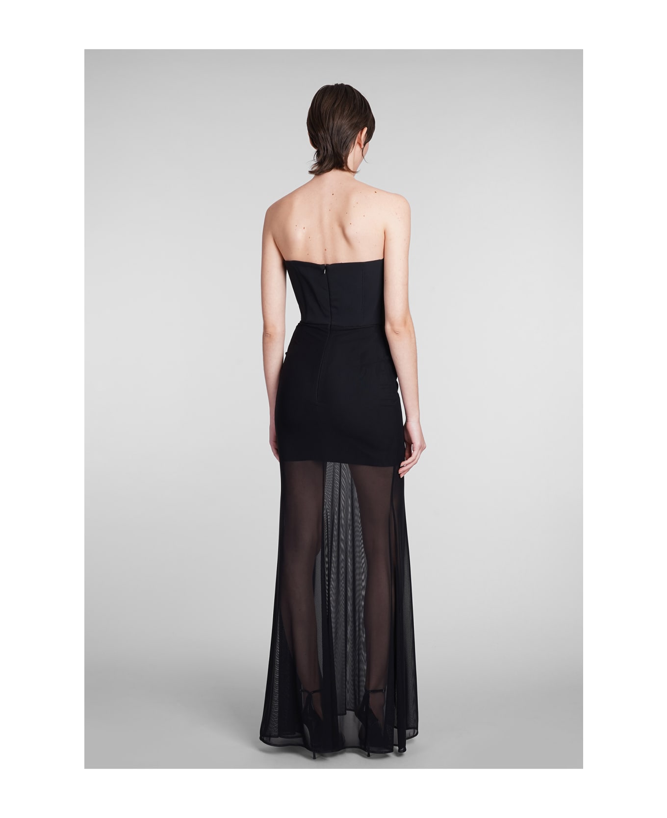 David Koma Dress In Black Acrylic ワンピース＆ドレス