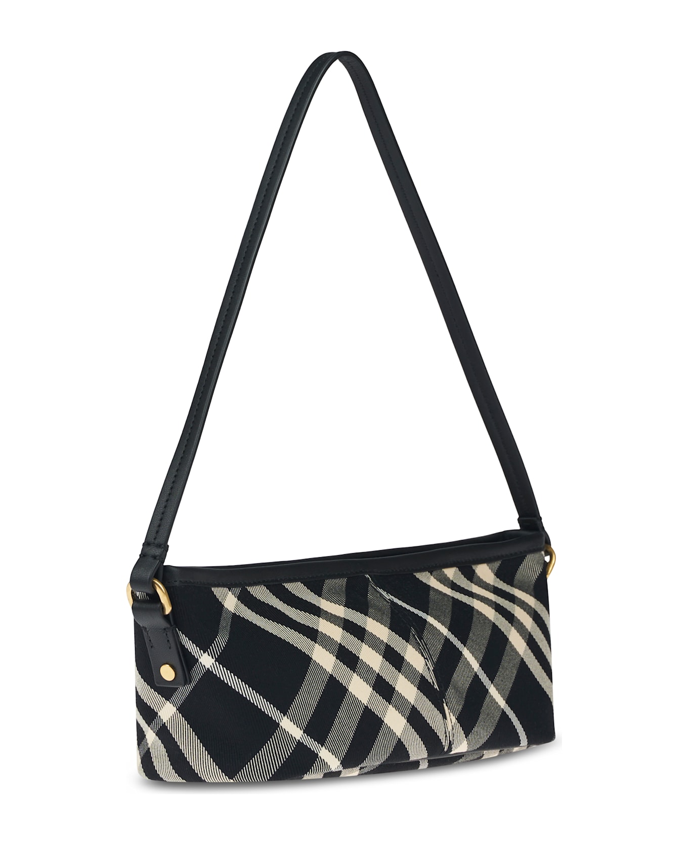 Burberry Vintage Check Zip Mini Shoulder Bag - Black