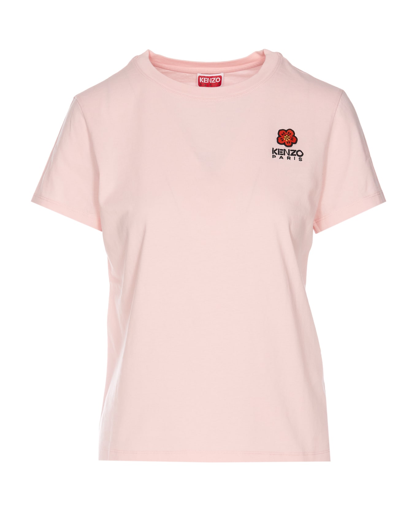 Kenzo Boke Flower Crest T-shirt - Rose Clair