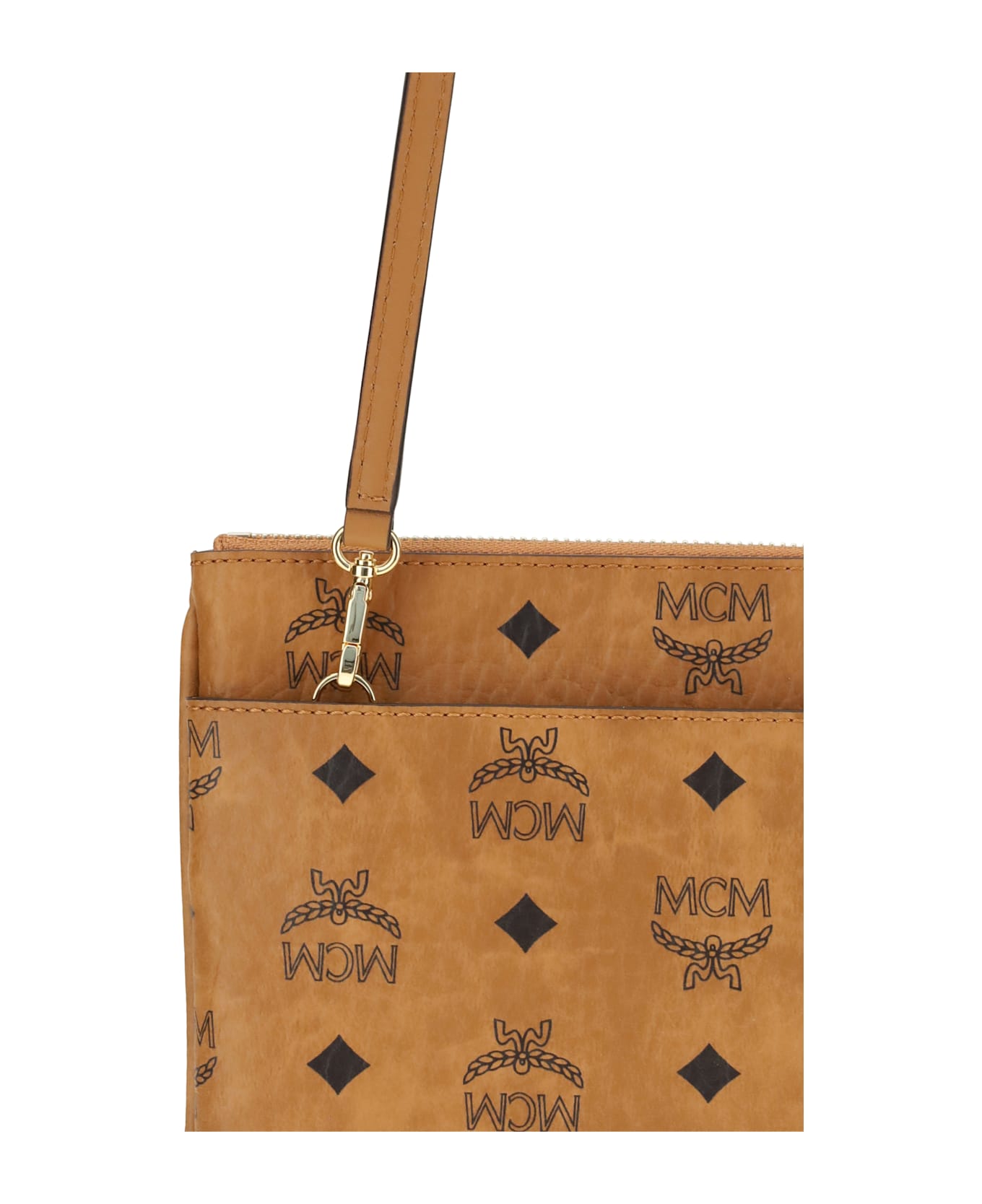 MCM Pouch With Visetos Print