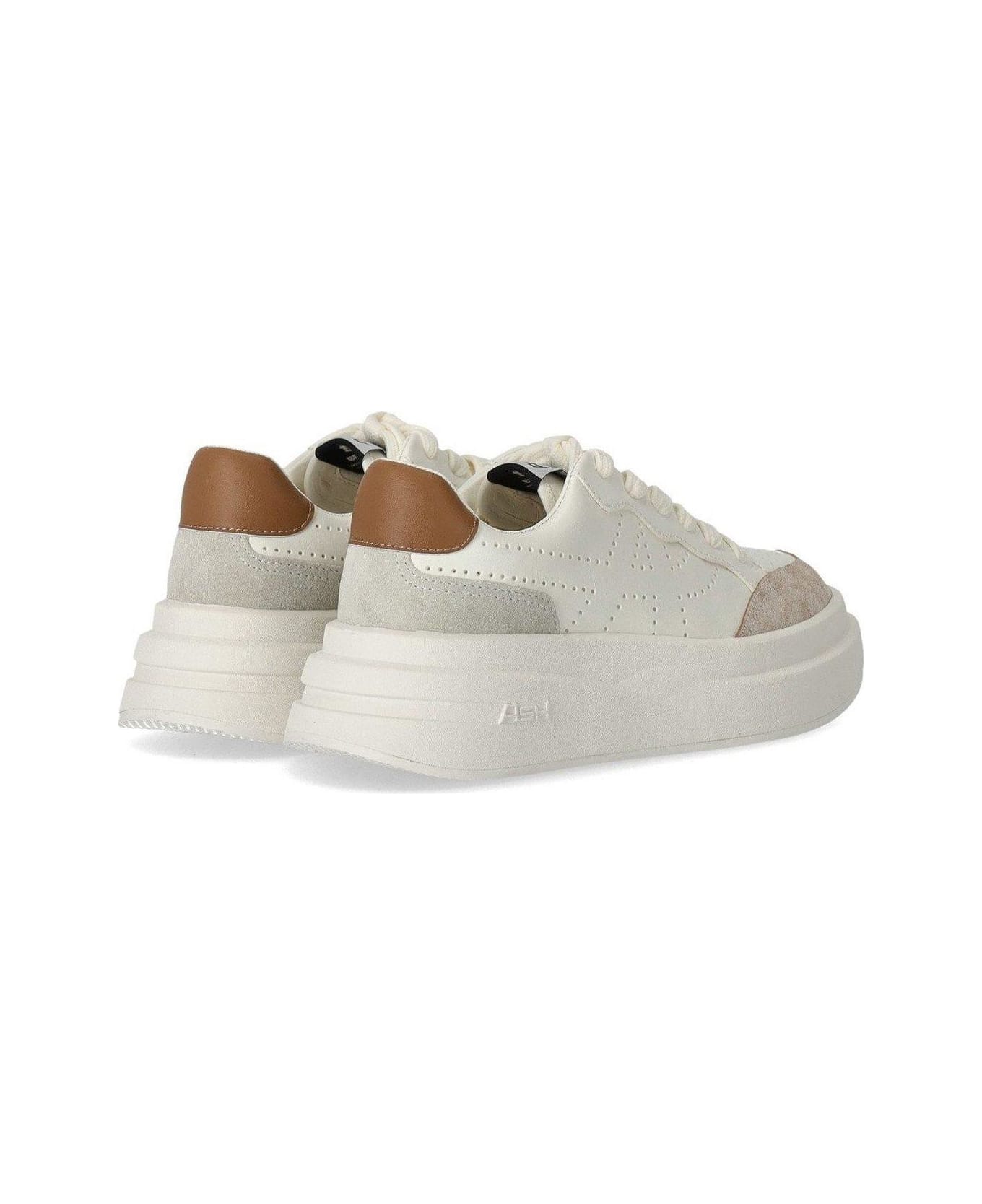 Ash Impuls Bis Perforated Detailed Chunky Sneakers - Bianco