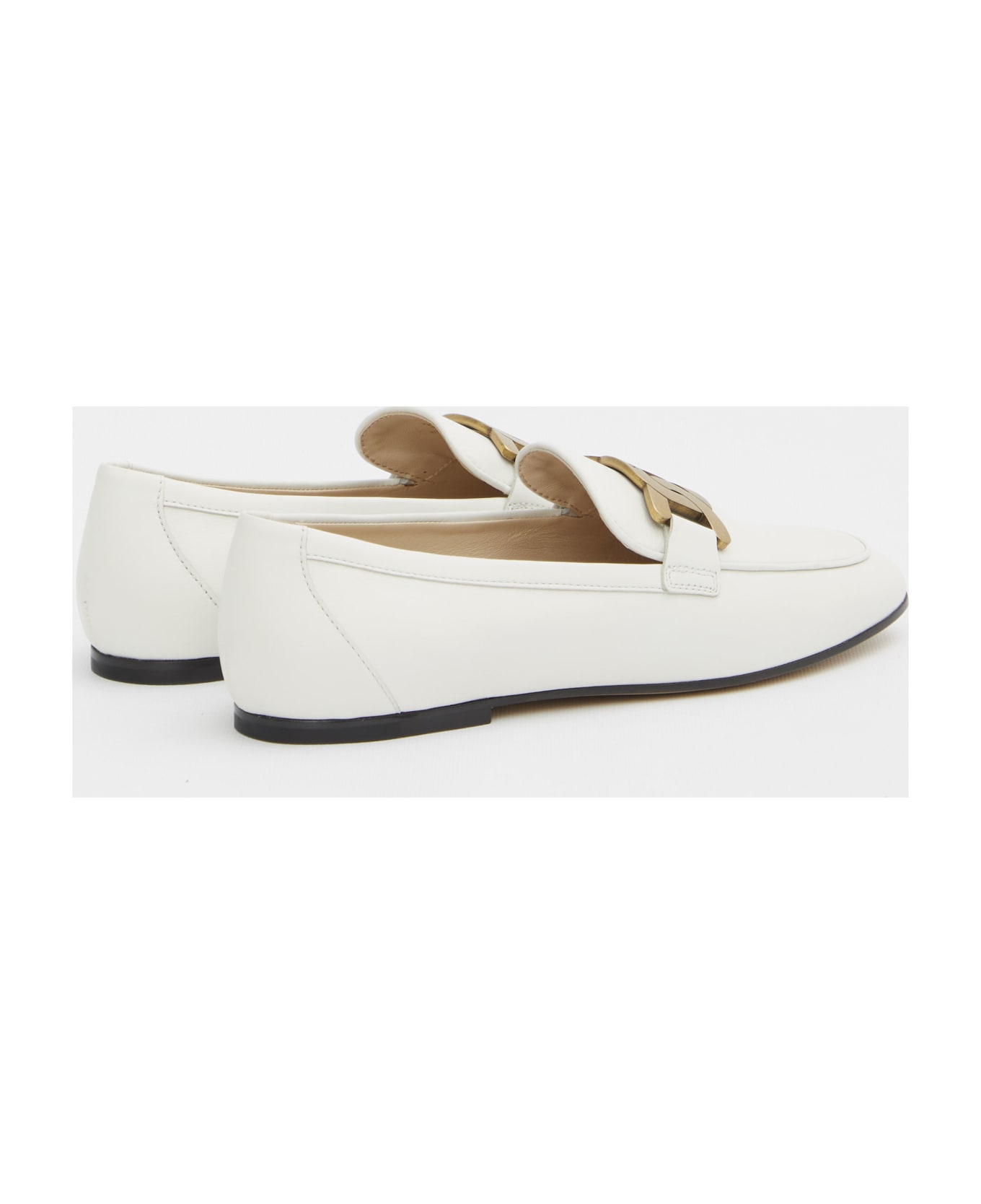 Tod's Kate Leather Loafers - White