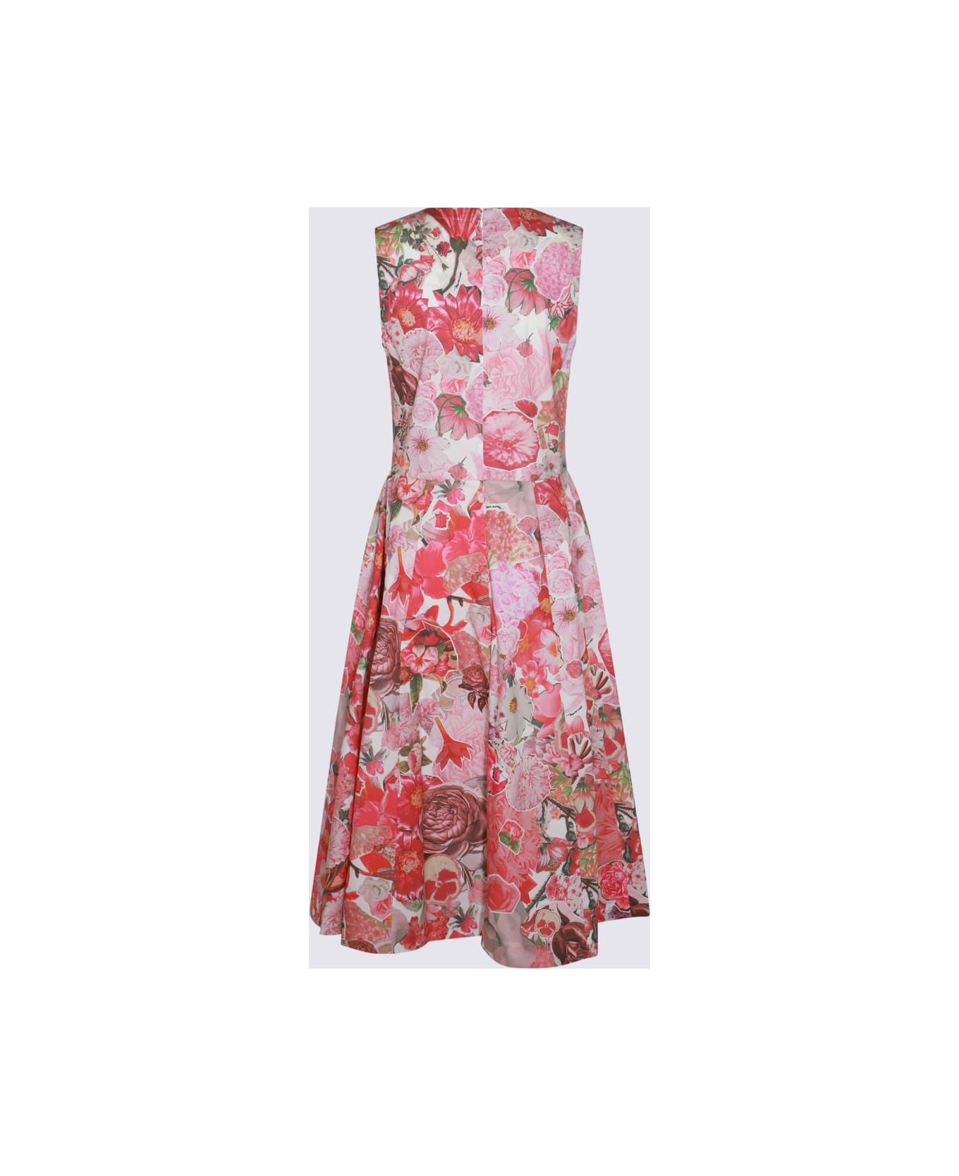 Marni Pink Cotton Midi Dress - PINK CLEMATIS ワンピース＆ドレス
