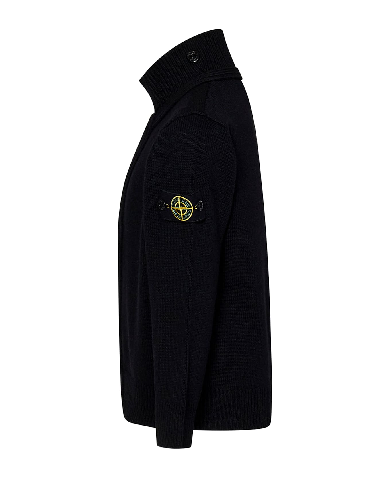 Stone Island Junior Cardigan - Black