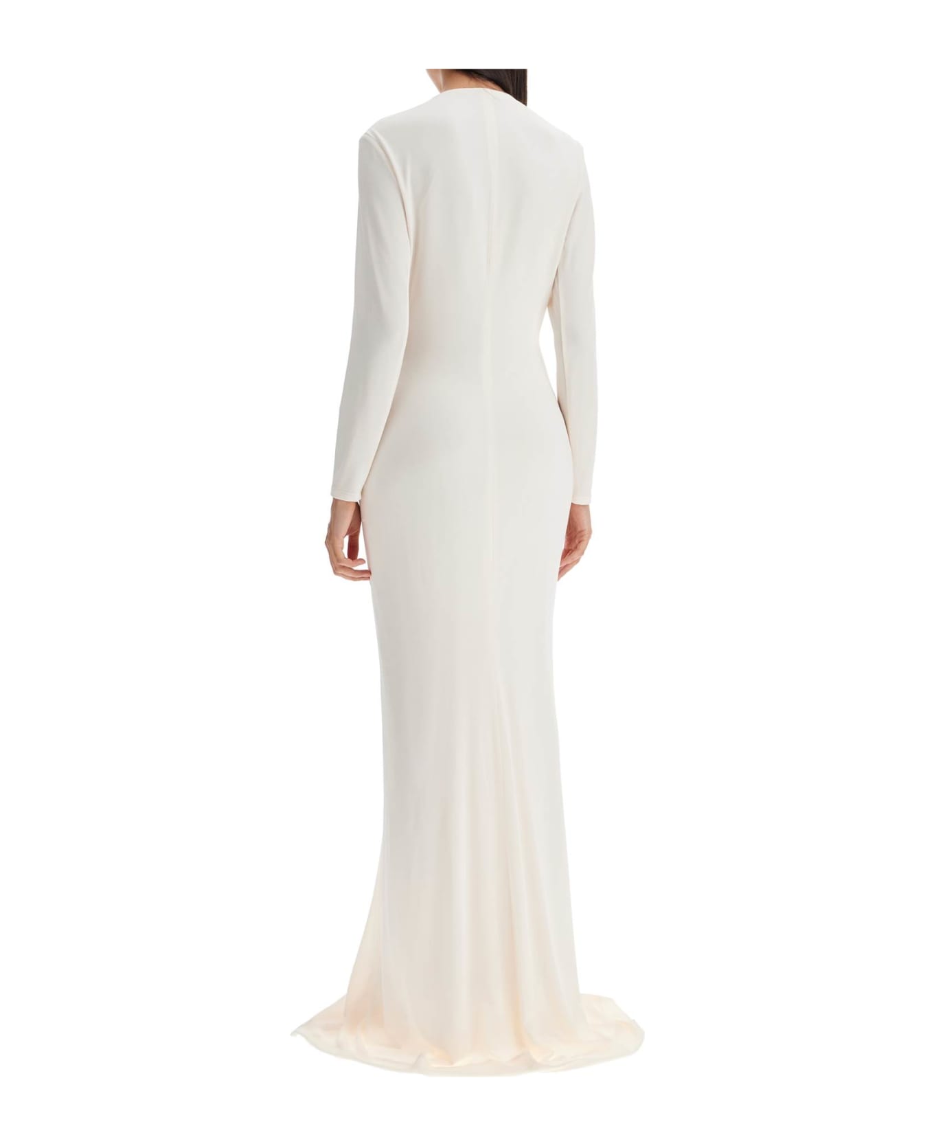 Tom Ford Long Stretch Jersey Evening Dress - OFF WHITE