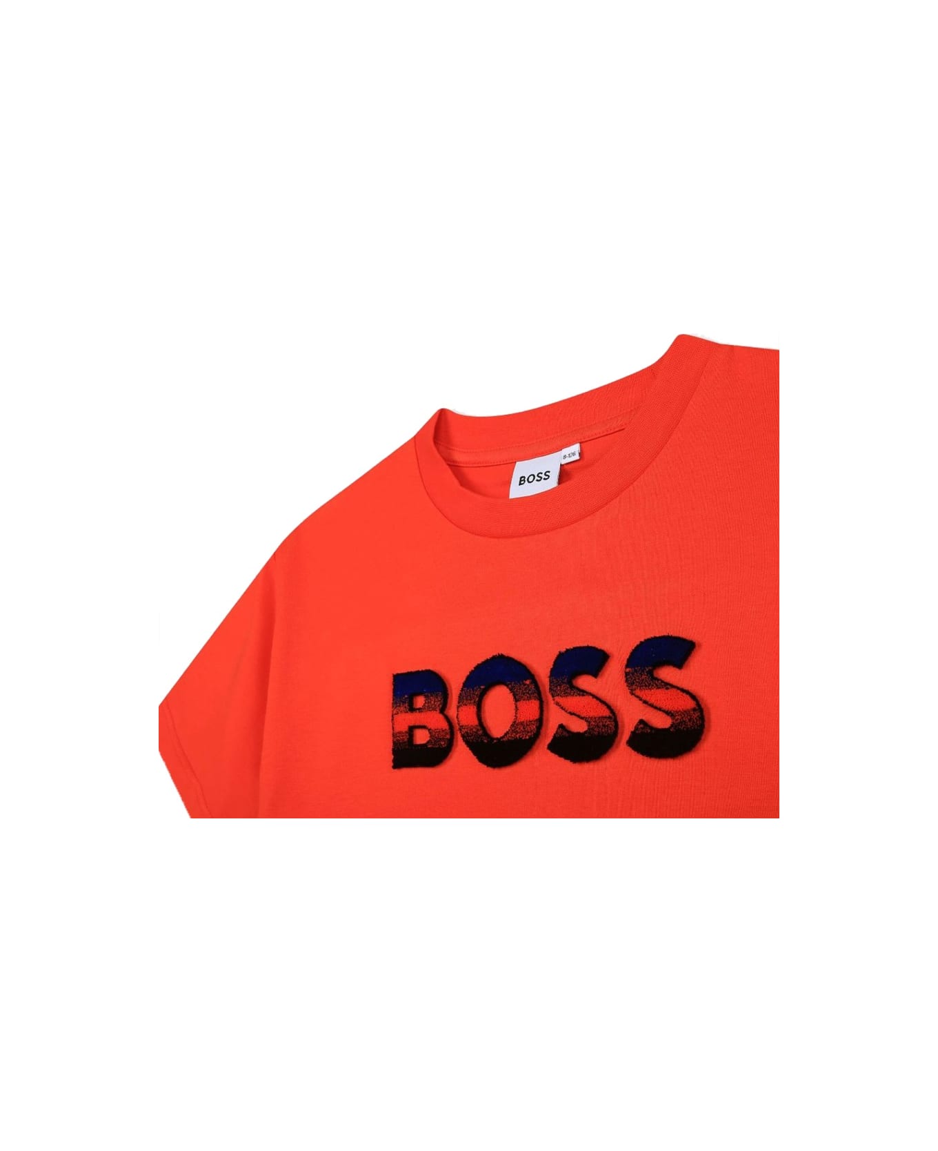 Hugo Boss Multicolor Logo T-shirt - RED