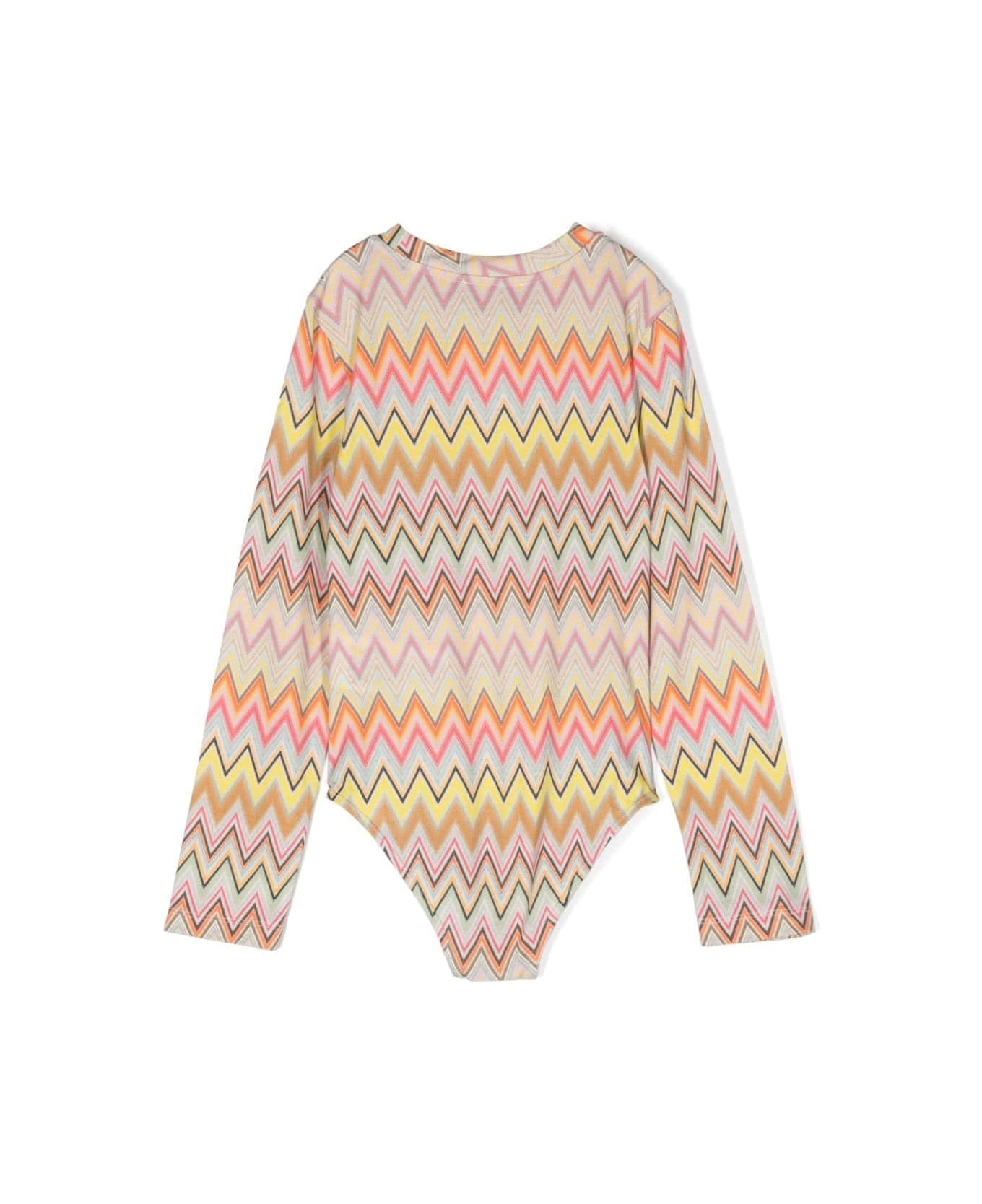 Missoni Kids Body Con Motivo A Zigzag - Multicolor