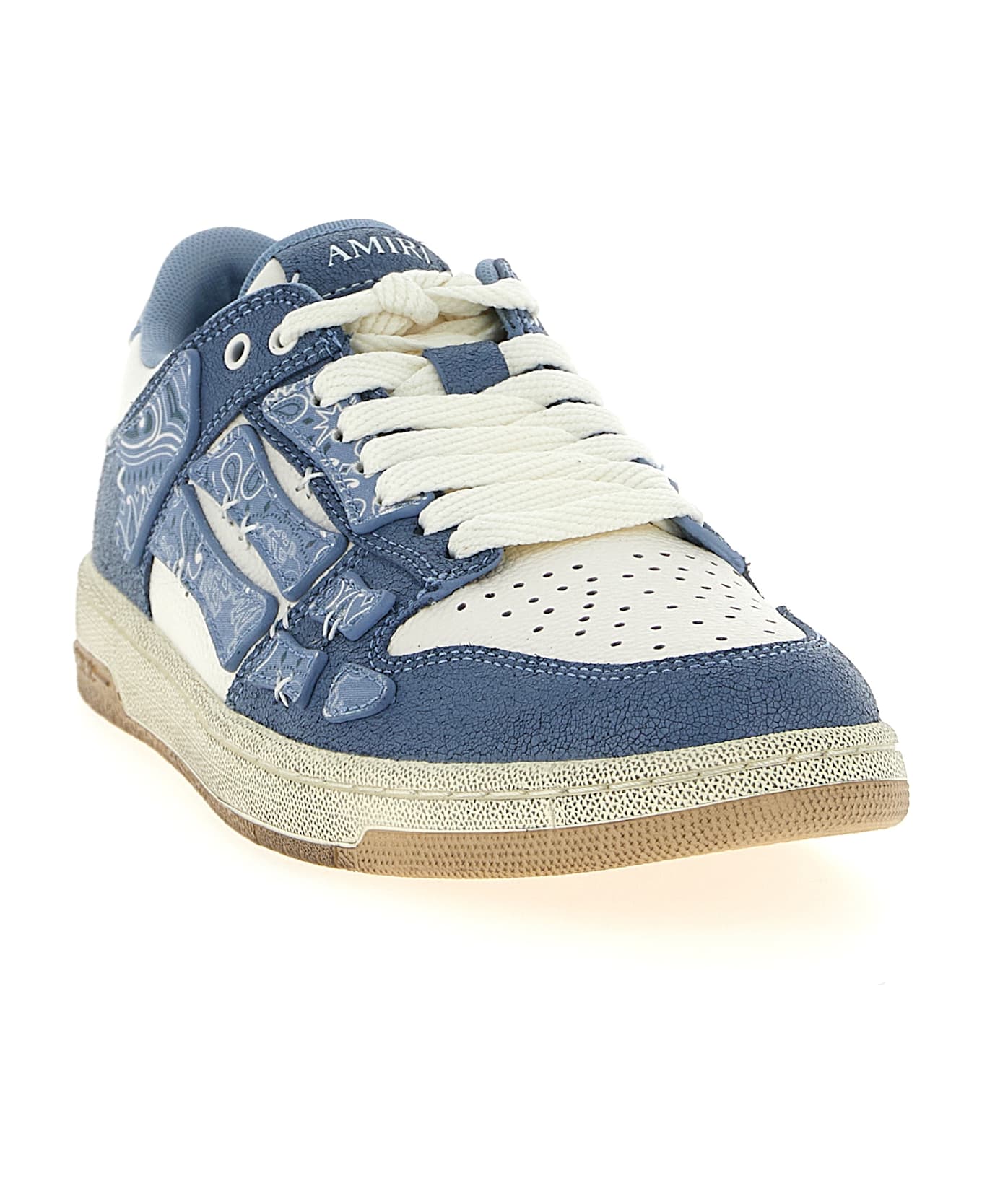 AMIRI 'bandana Skel Top Low' Sneakers - Blue