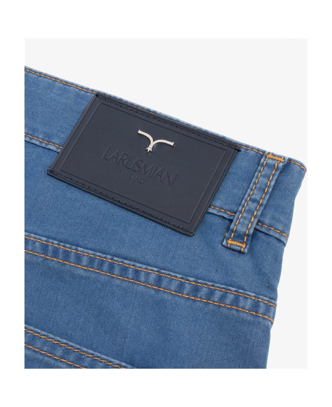 Larusmiani Trousers Jeans Five Pockets Jeans - LightBlue デニム