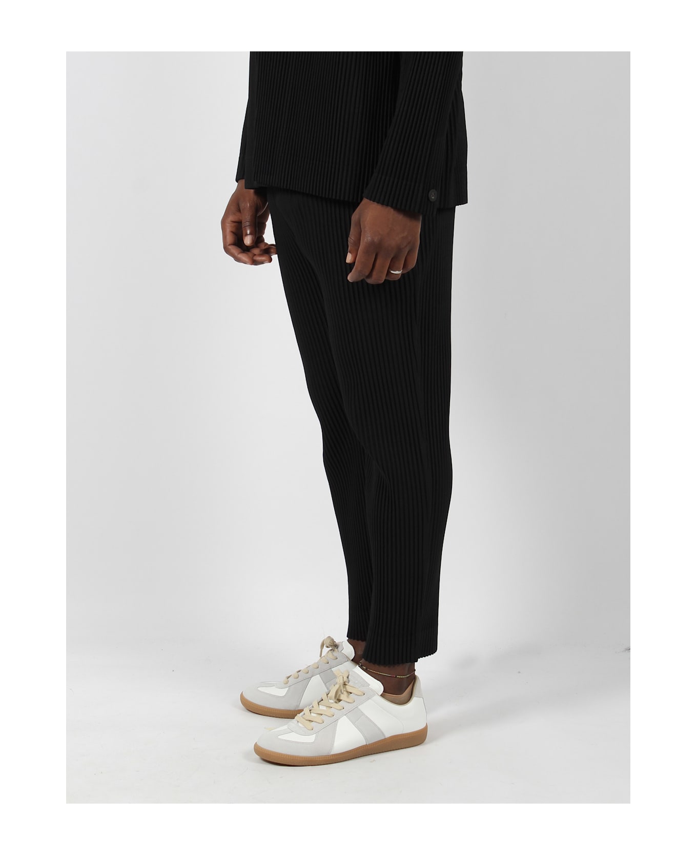 Homme Plissé Issey Miyake Pleated Trousers - Black