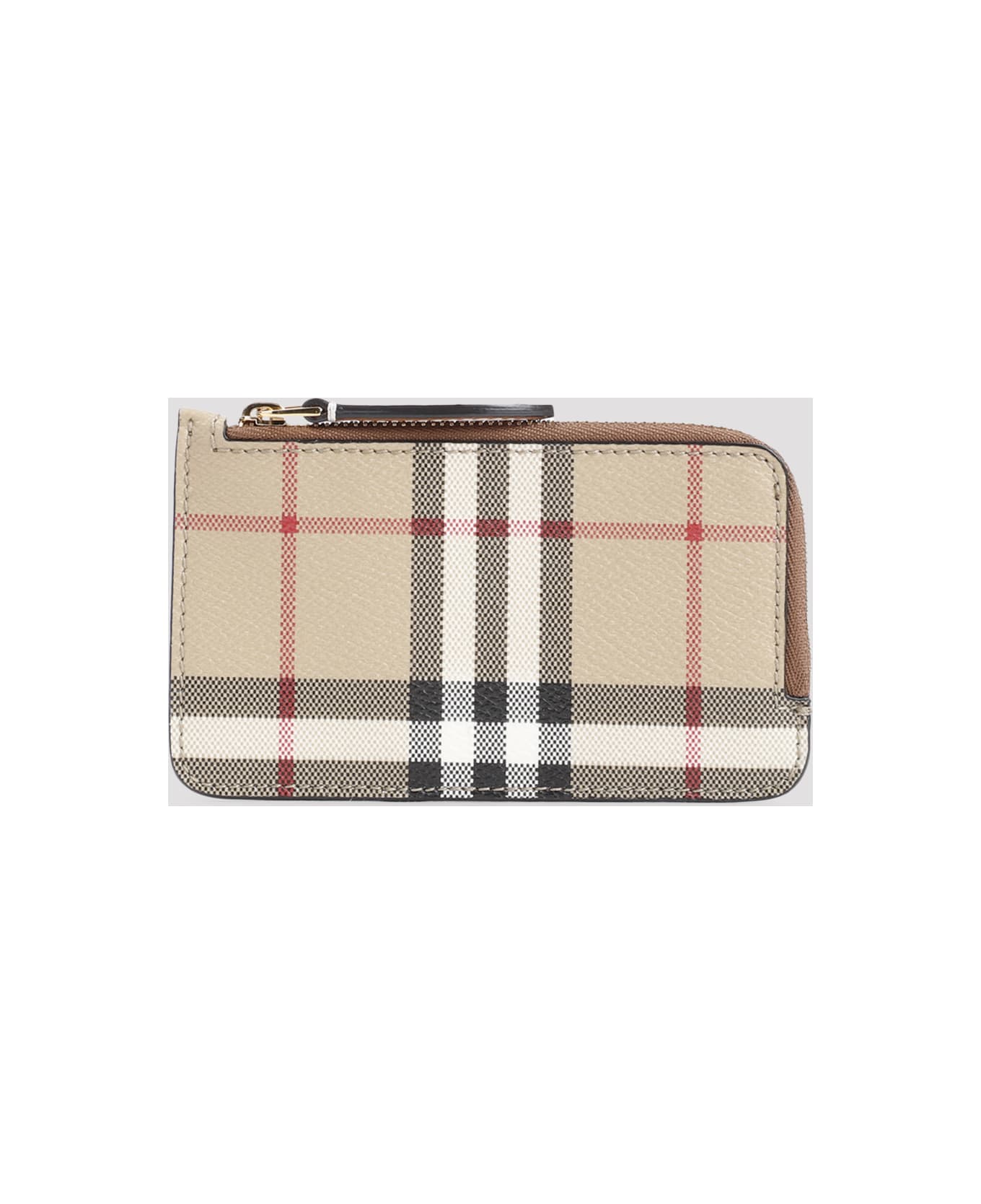 Burberry Somerset Zipper Card Case - Archive Beige