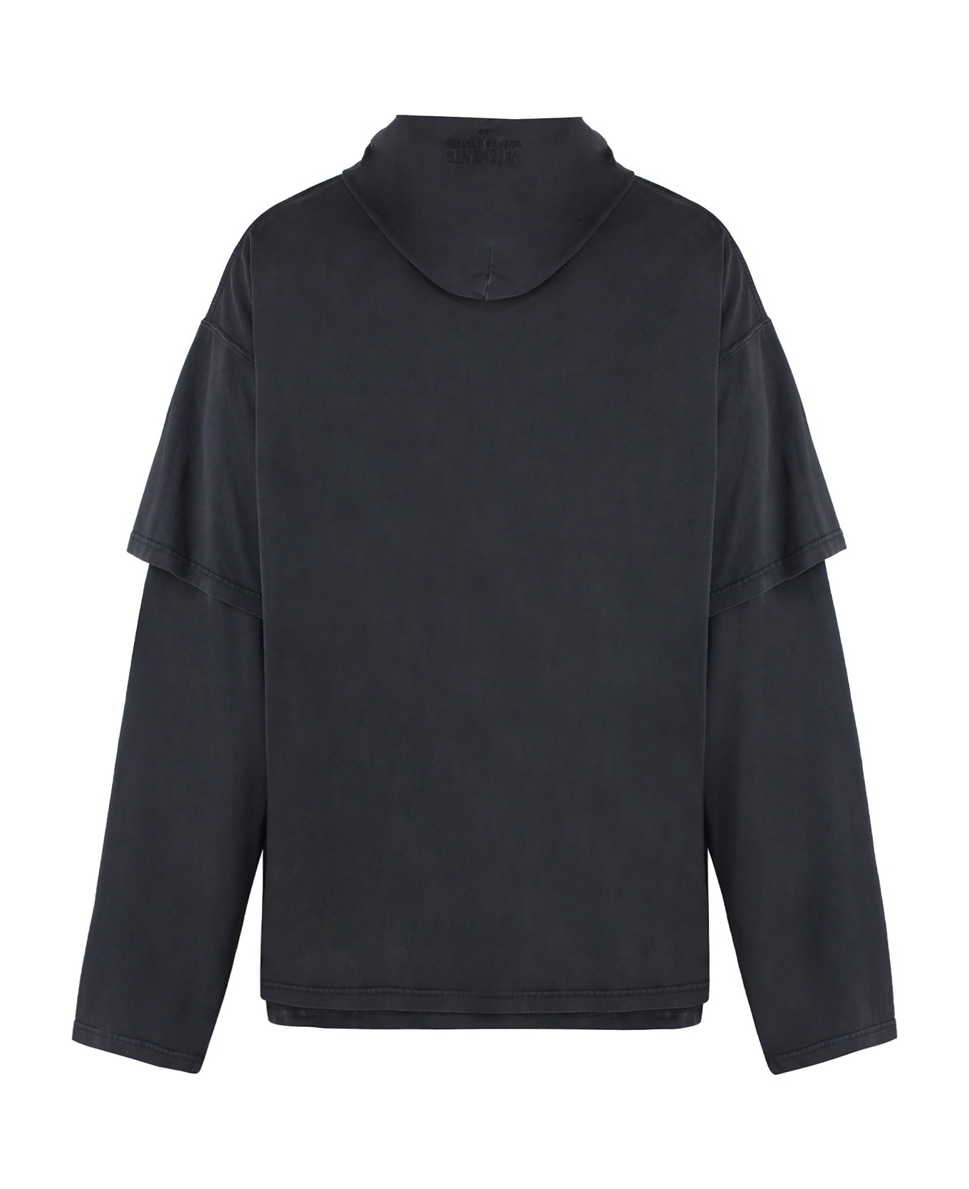 VETEMENTS Cotton Hoodie - black
