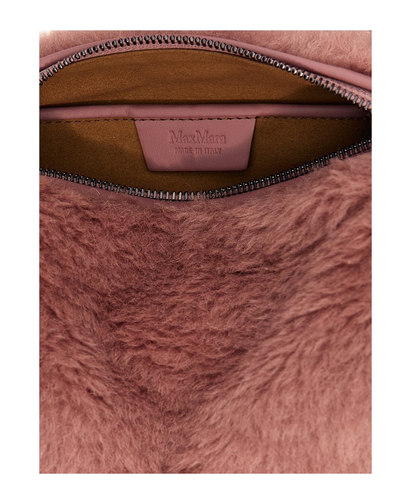 Max Mara 'teddy Rolls' Small Shoulder Bag - Pink