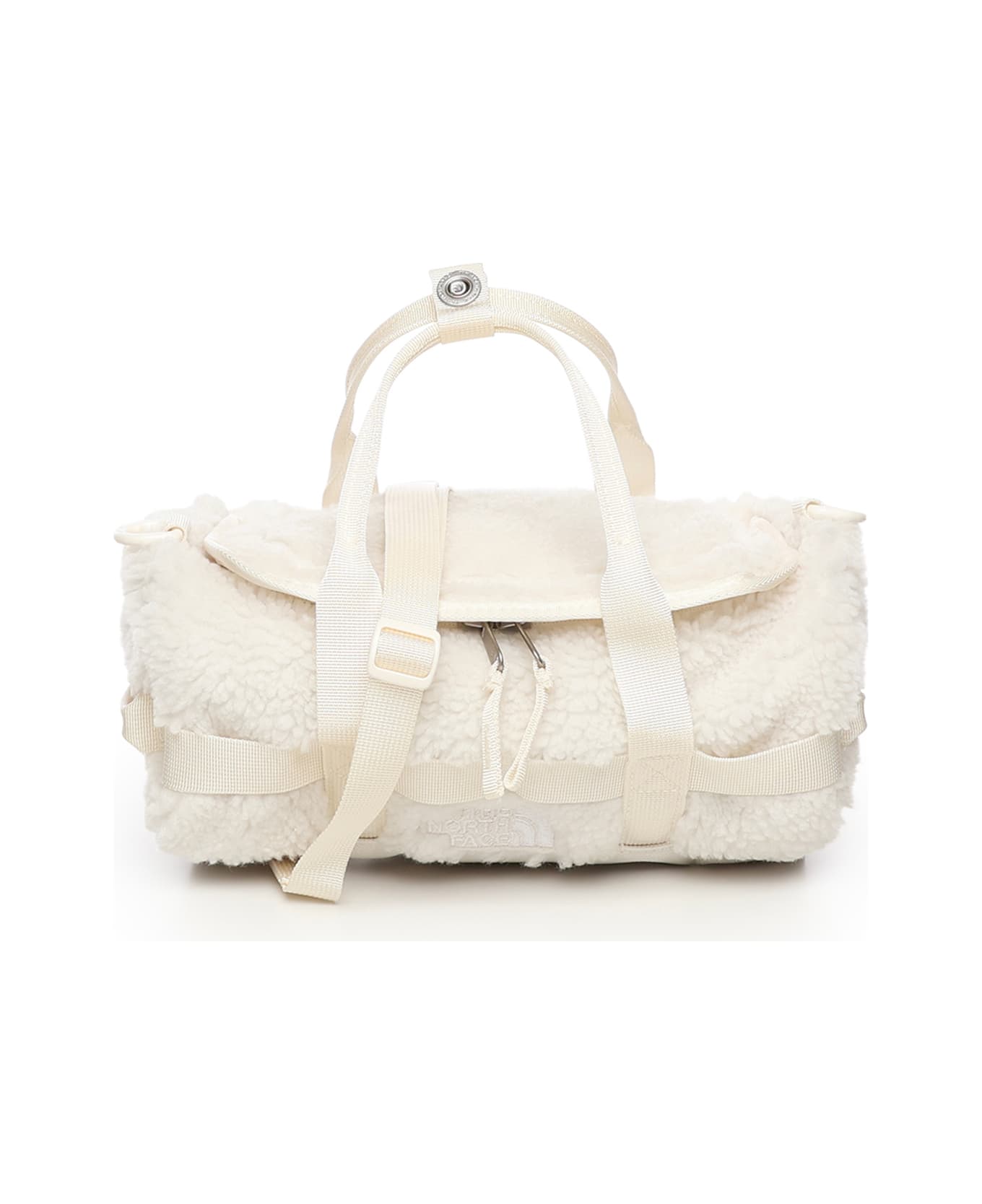 The North Face Fleece Base Camp Bag - White Dune-TNF White トラベルバッグ